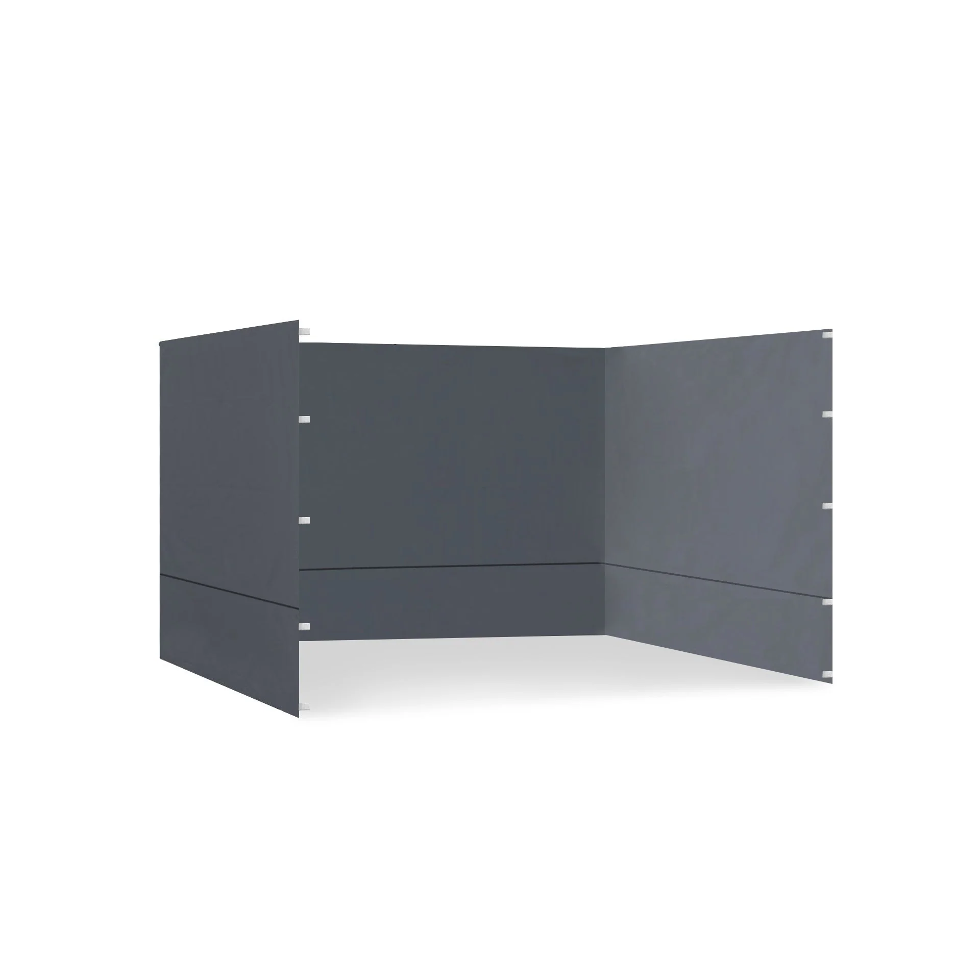 Toughout Thunderstorm Gazebo Side Wall 3x3m - Grey - Image 4