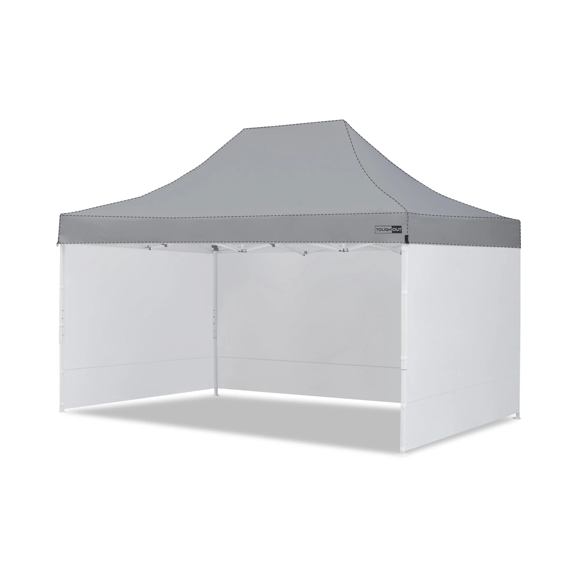 Toughout Thunderstorm Gazebo Side Wall 3x4.5m - White - Image 2