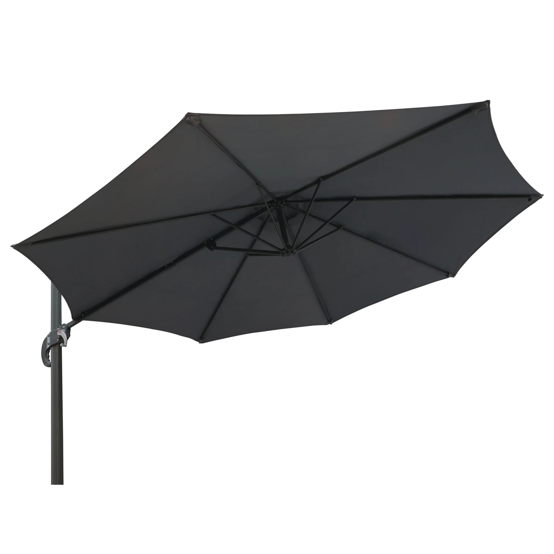 Toughout Totara Outdoor Cantilever Umbrella 3m - Grey - Image 4