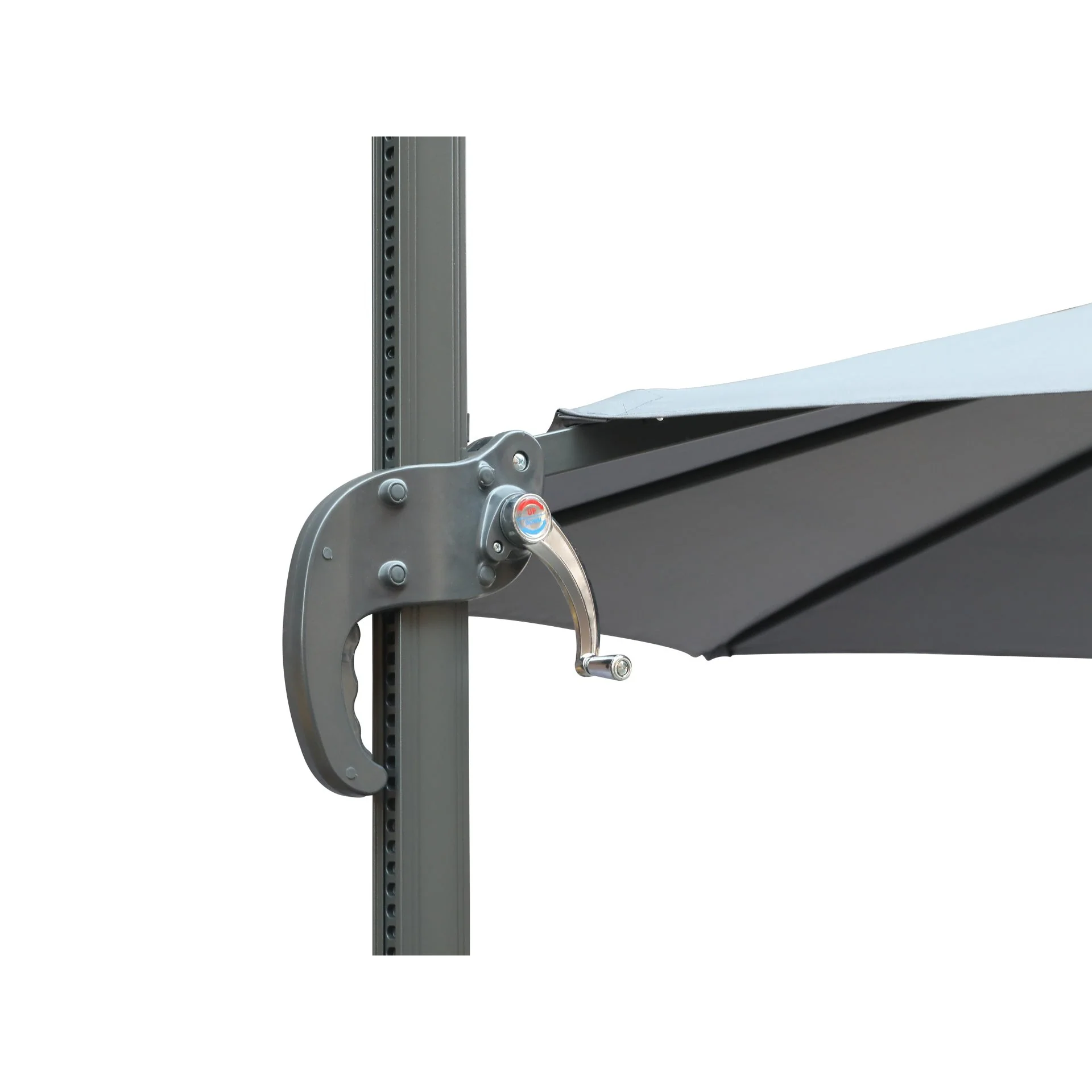 Toughout Totara Outdoor Cantilever Umbrella 3m - Grey - Image 5