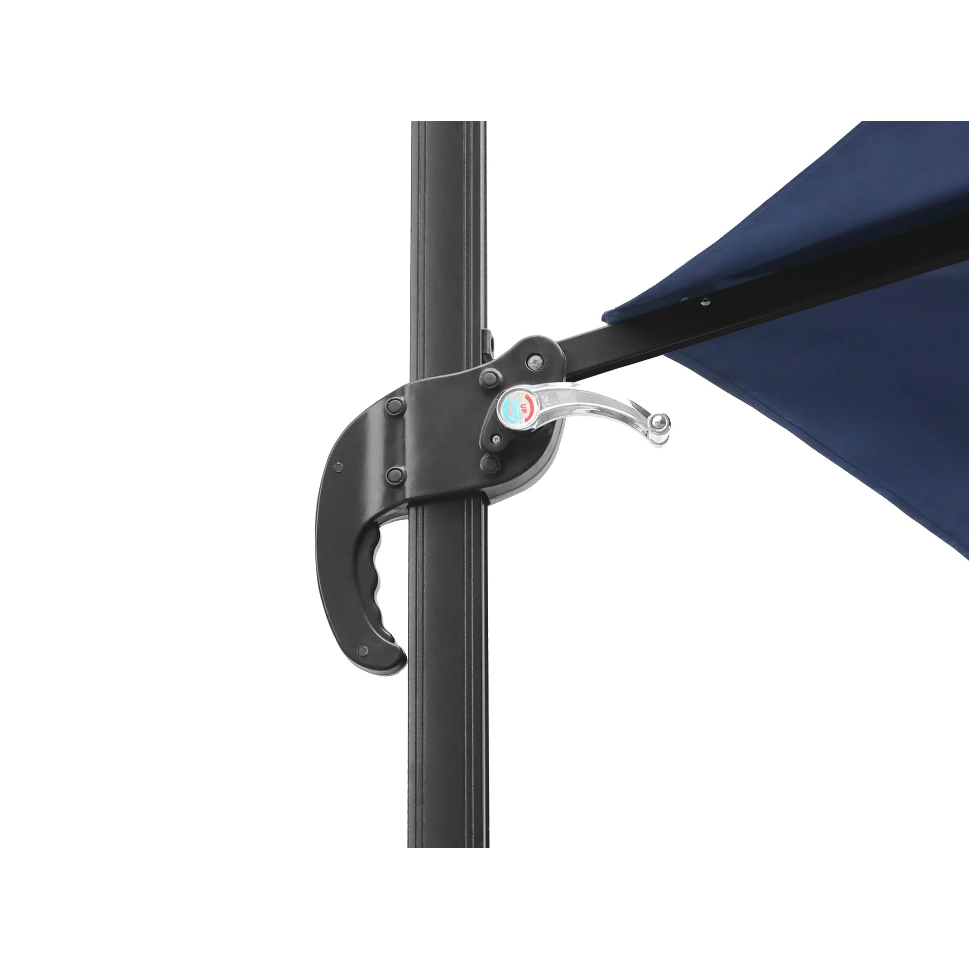 Toughout Totara Outdoor Cantilever Umbrella 3m - Navy - Image 5