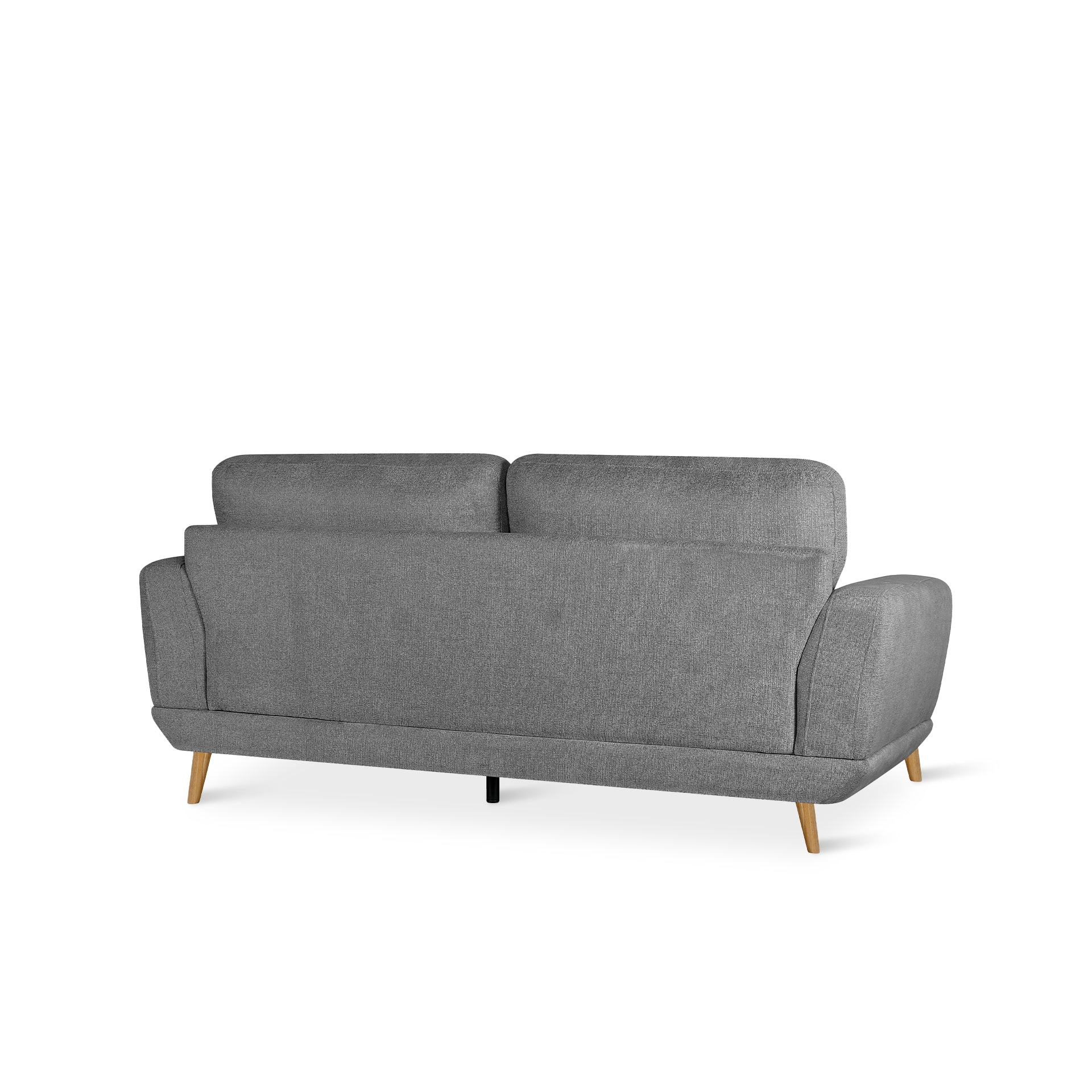 Tova Chenille 2 Seater Sofa - Ash Grey - Image 10