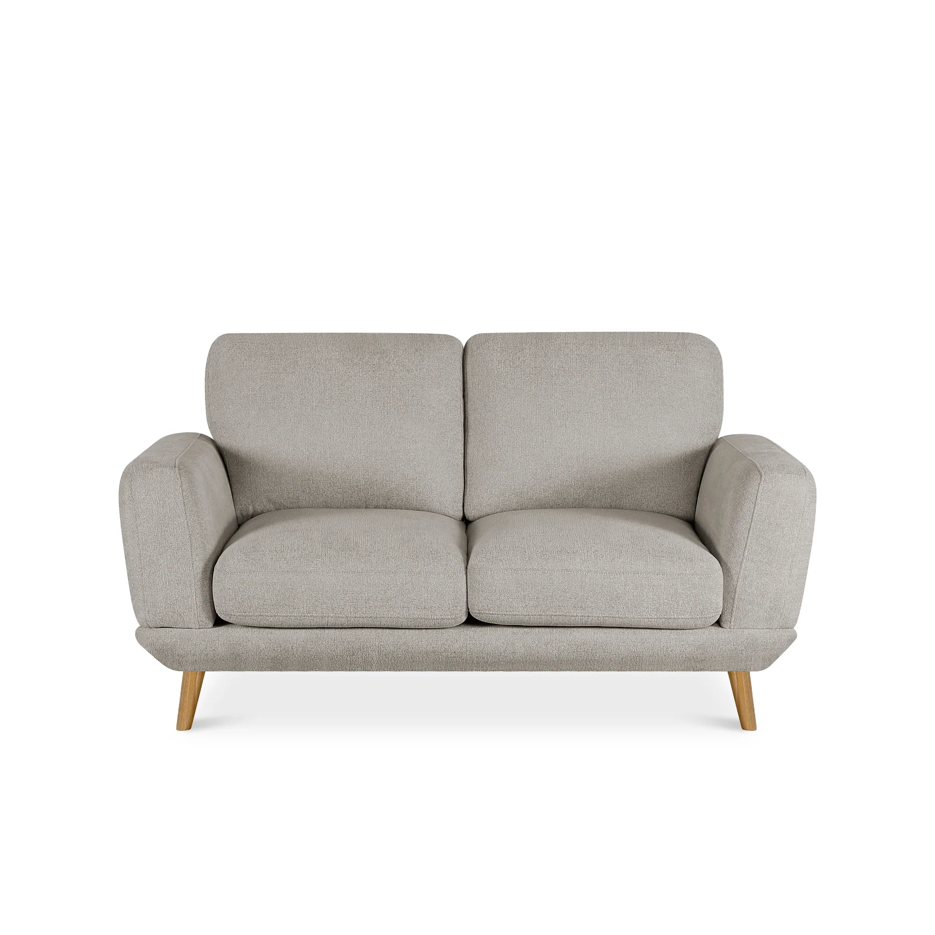 Tova Chenille 2 Seater Sofa - Beige - Image 5