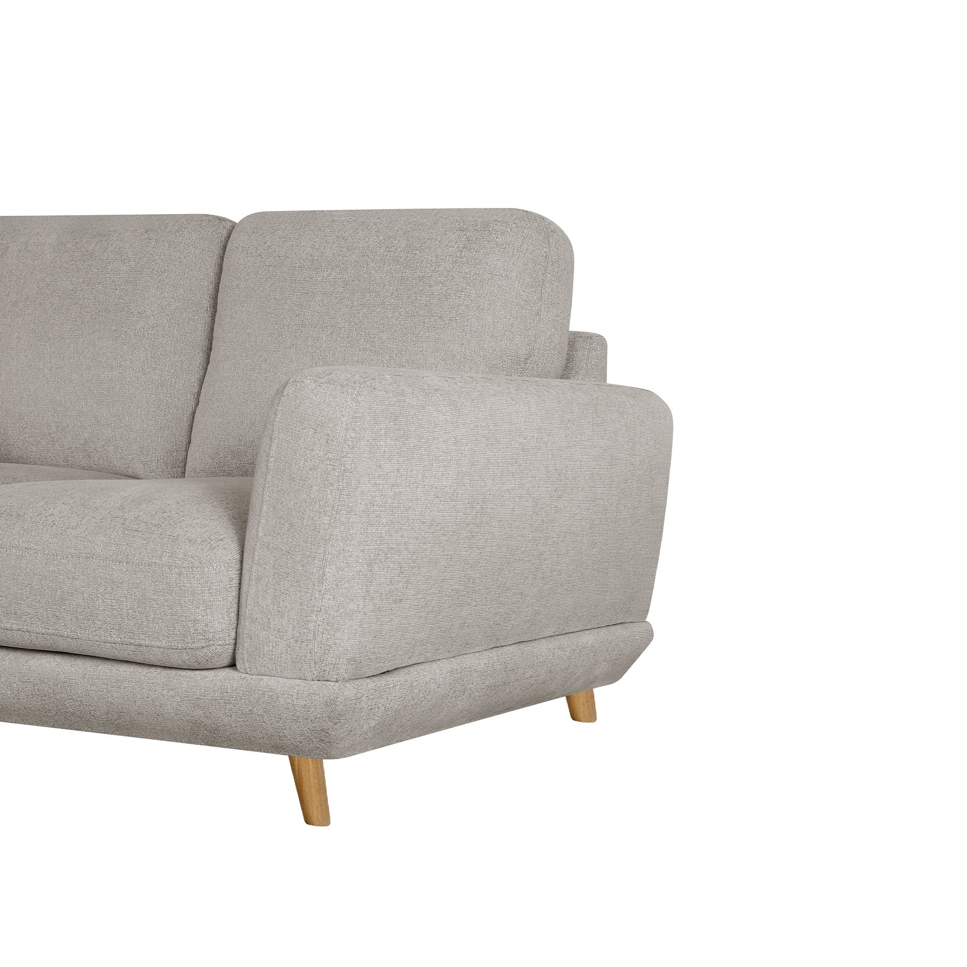 Tova Chenille 2 Seater Sofa - Beige - Image 8
