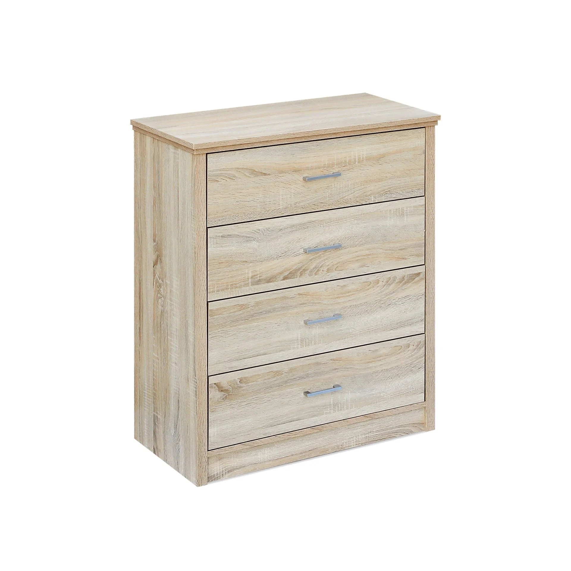 Trace 4 Drawers Tallboy - Oak - Image 5