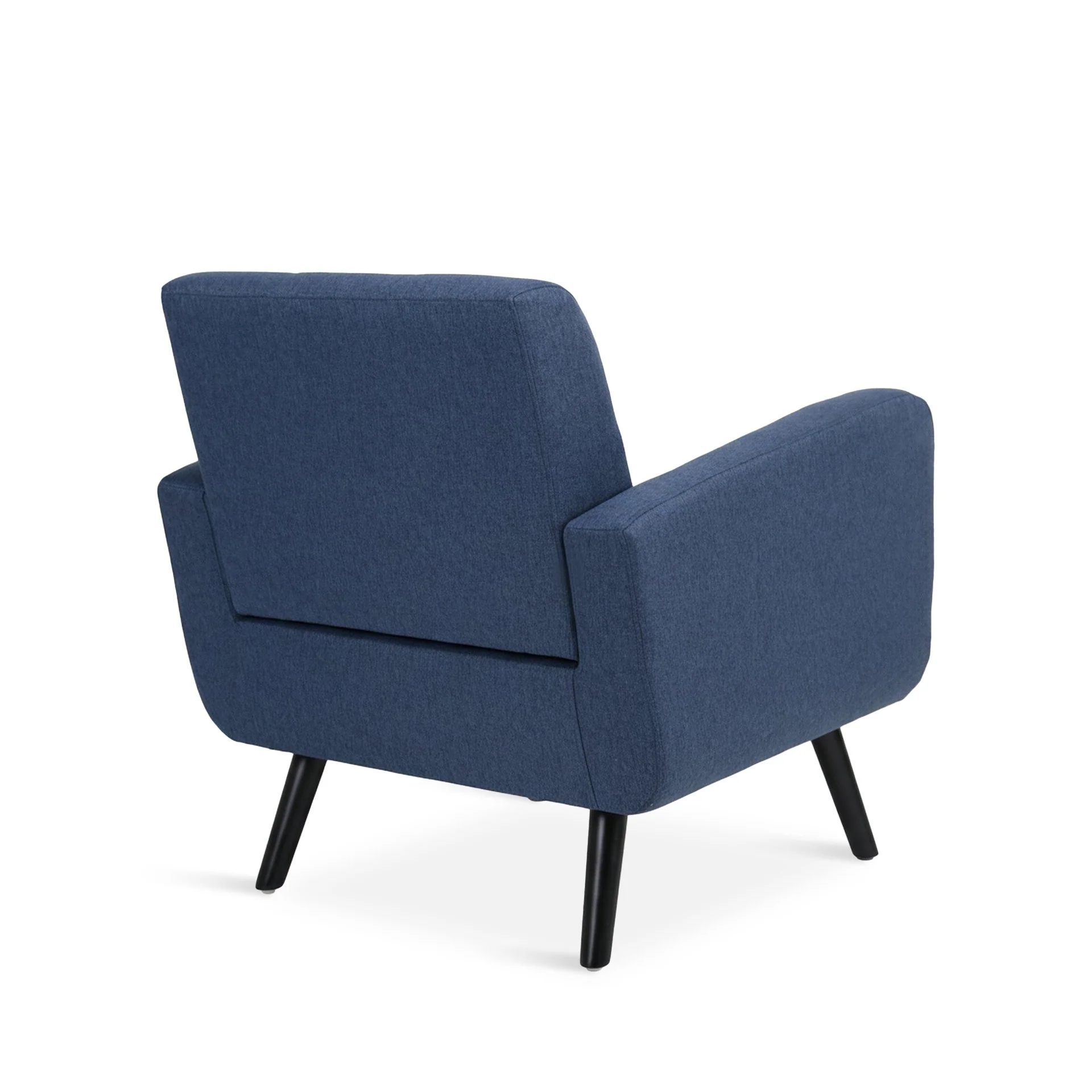 Tulo Linen Armchair - Dark Blue - Image 10