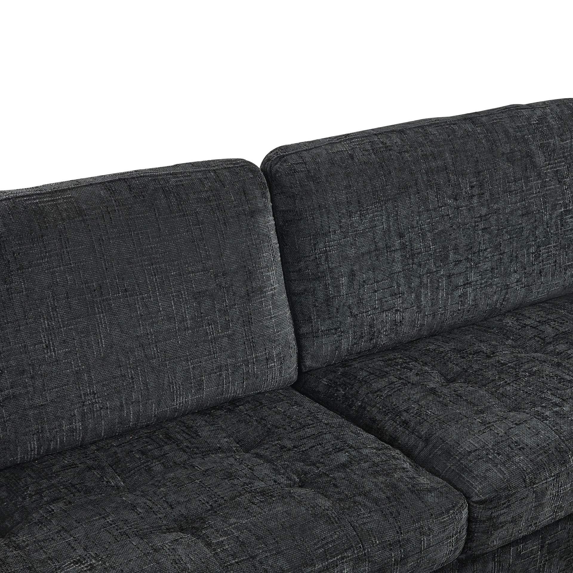 Tussock 3 Seater Sofa - Dark Grey - Image 10