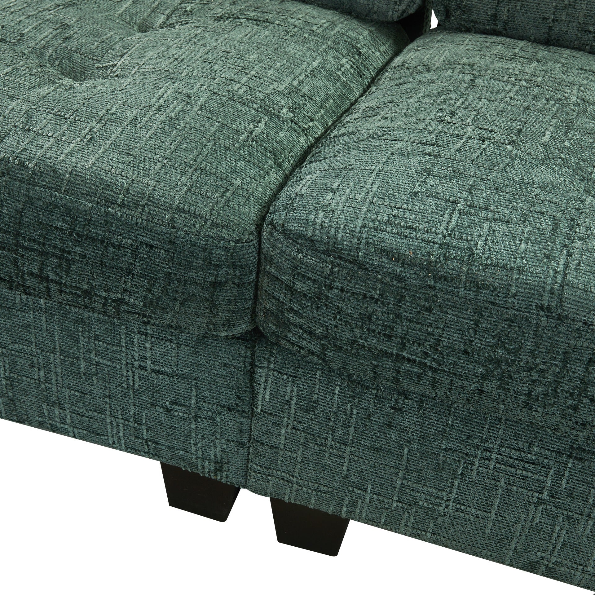 Tussock 3 Seater Sofa - Green - Image 16