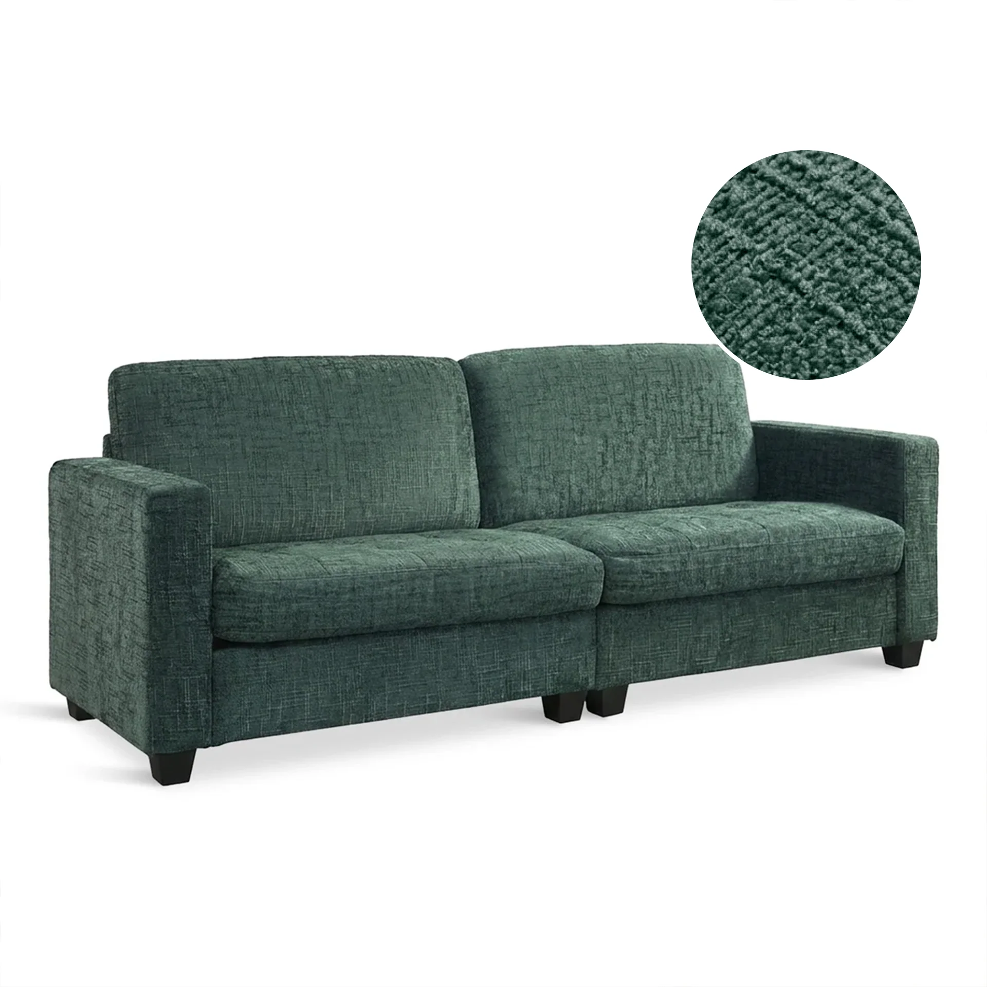 Tussock 3 Seater Sofa - Green - Image 9