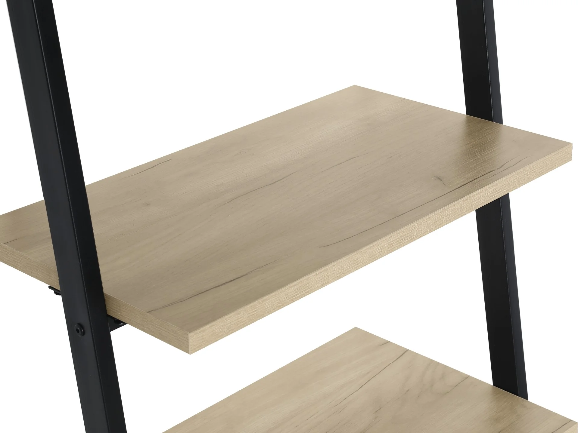 Tuz 5 Tier Wooden Ladder Bookshelf - Oak - Image 5