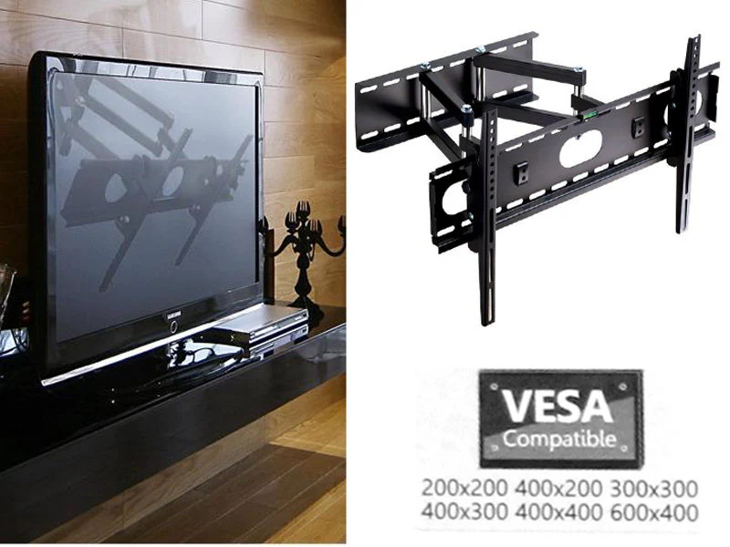TV Wall Mount Bracket Double Arm 32-60" - Image 4