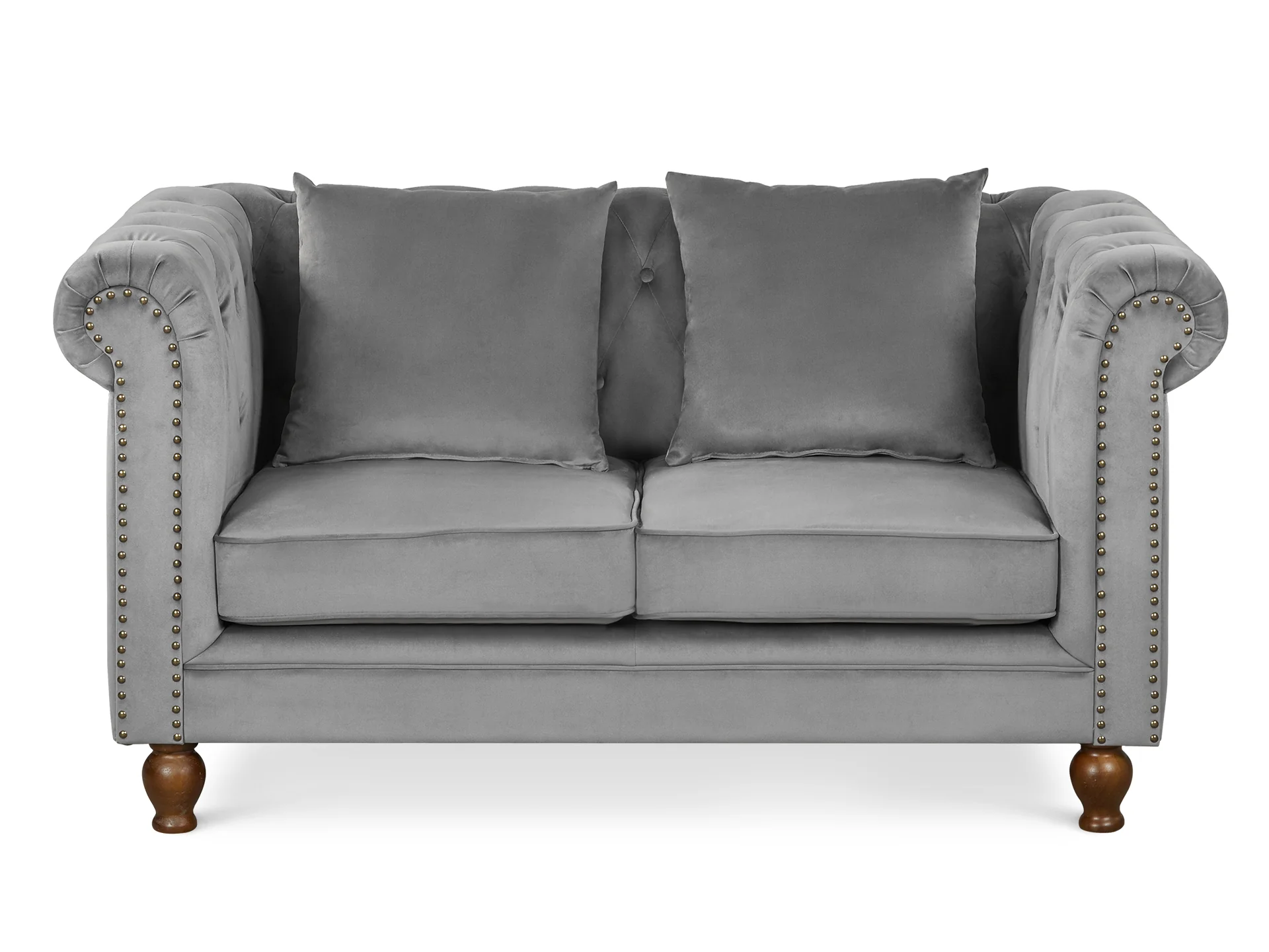 Vagas 2 Piece Sofa Set - Grey - Image 4