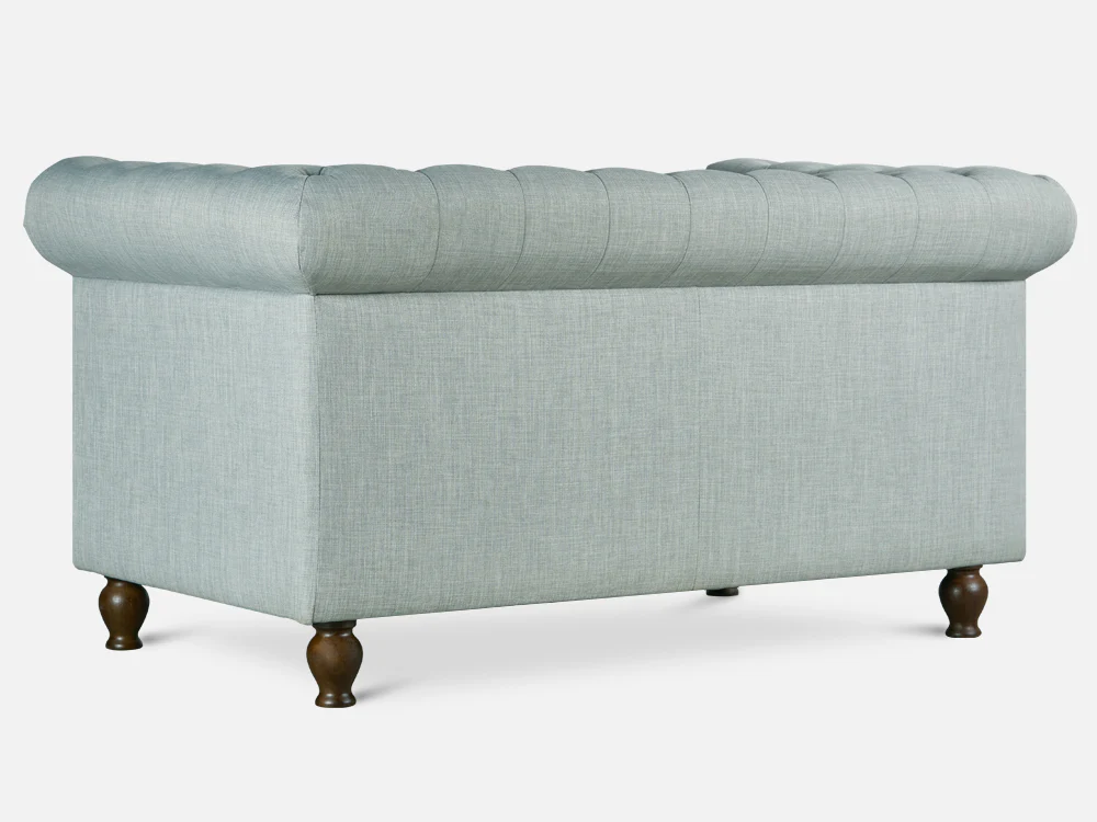 VAGAS 2 Seater Fabric Sofa - LIGHT GREY - Image 5