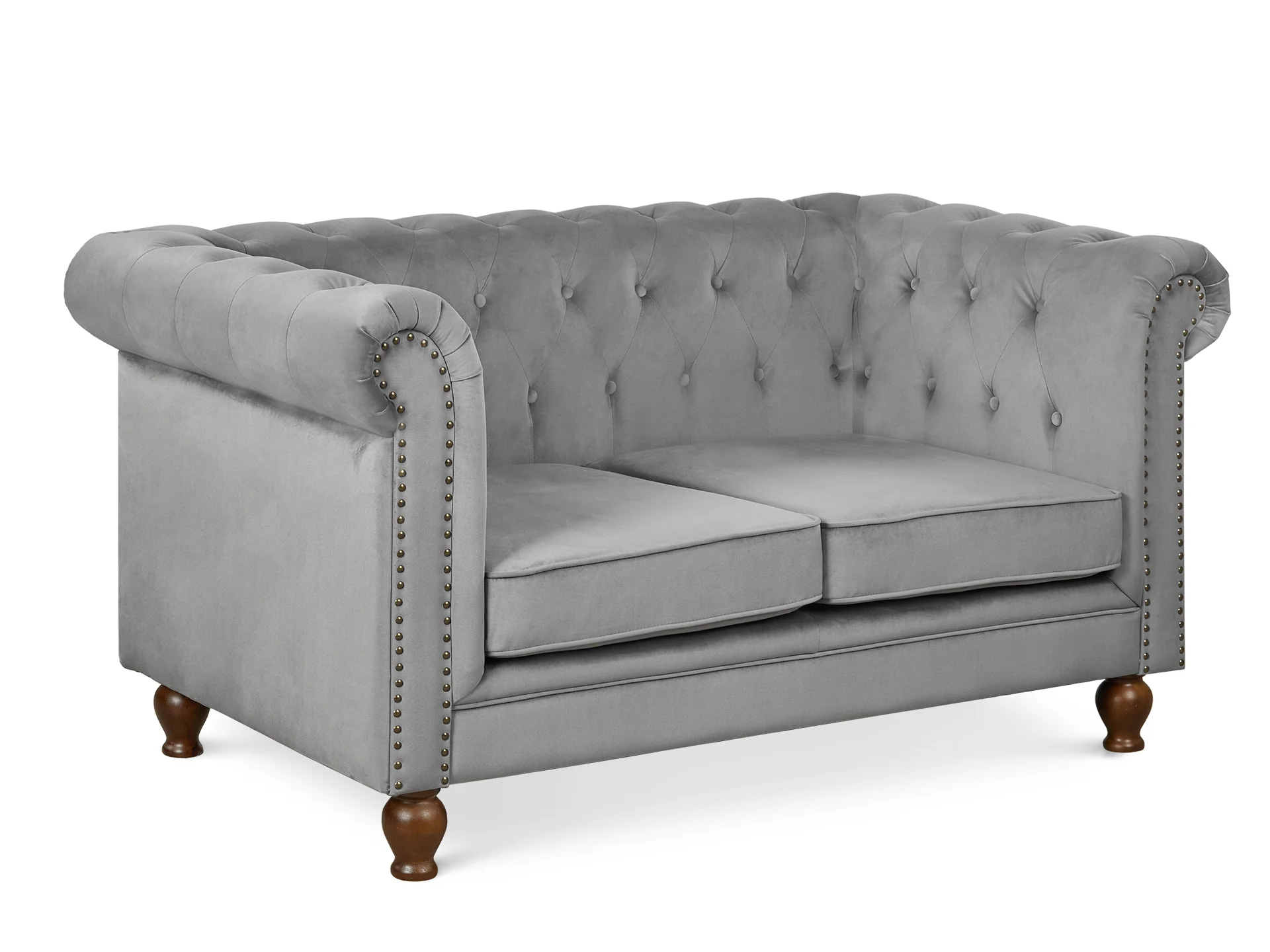 Vagas 2 Seater Sofa - Grey - Image 4
