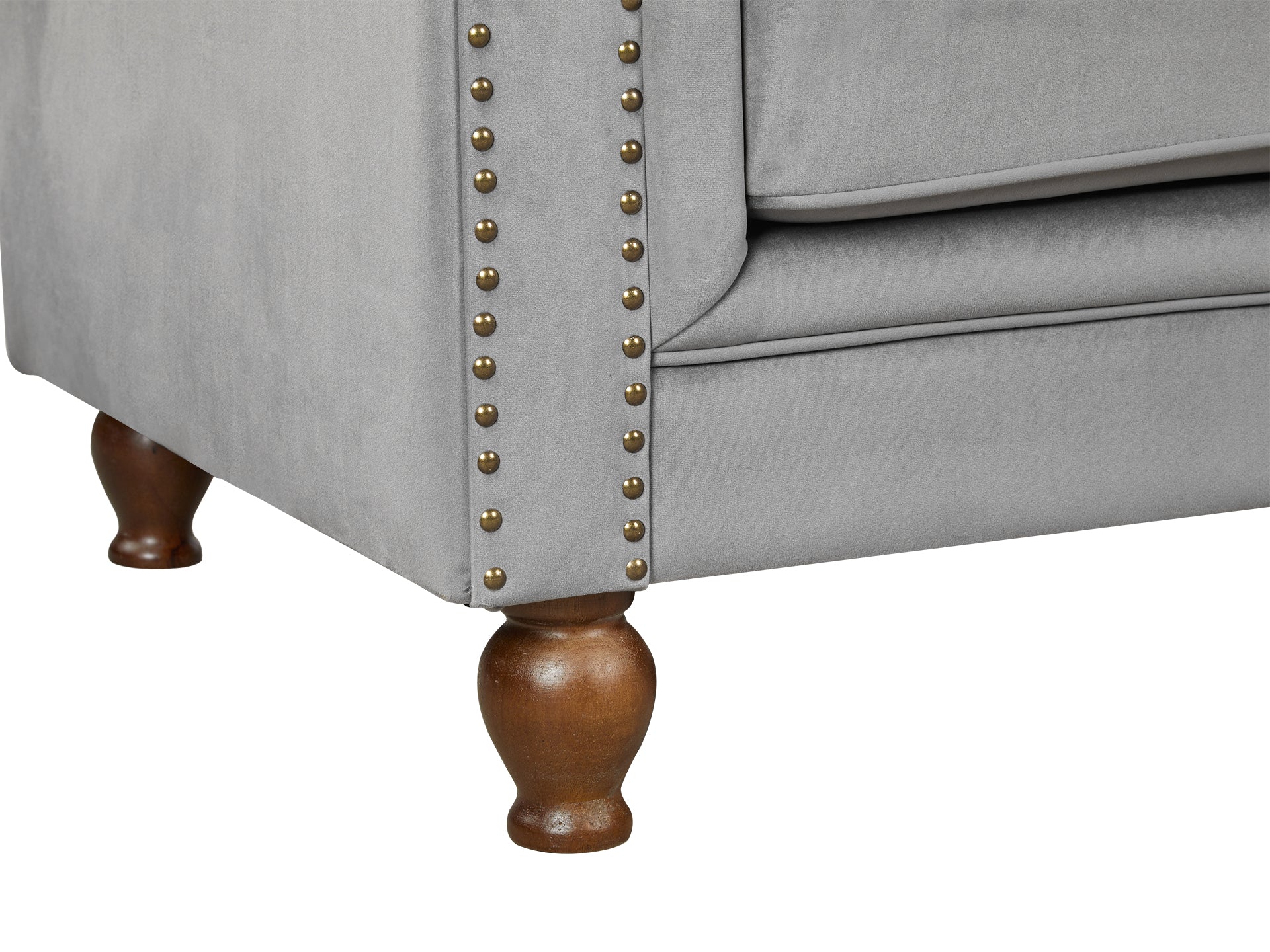 Vagas 2 Seater Sofa - Grey - Image 7