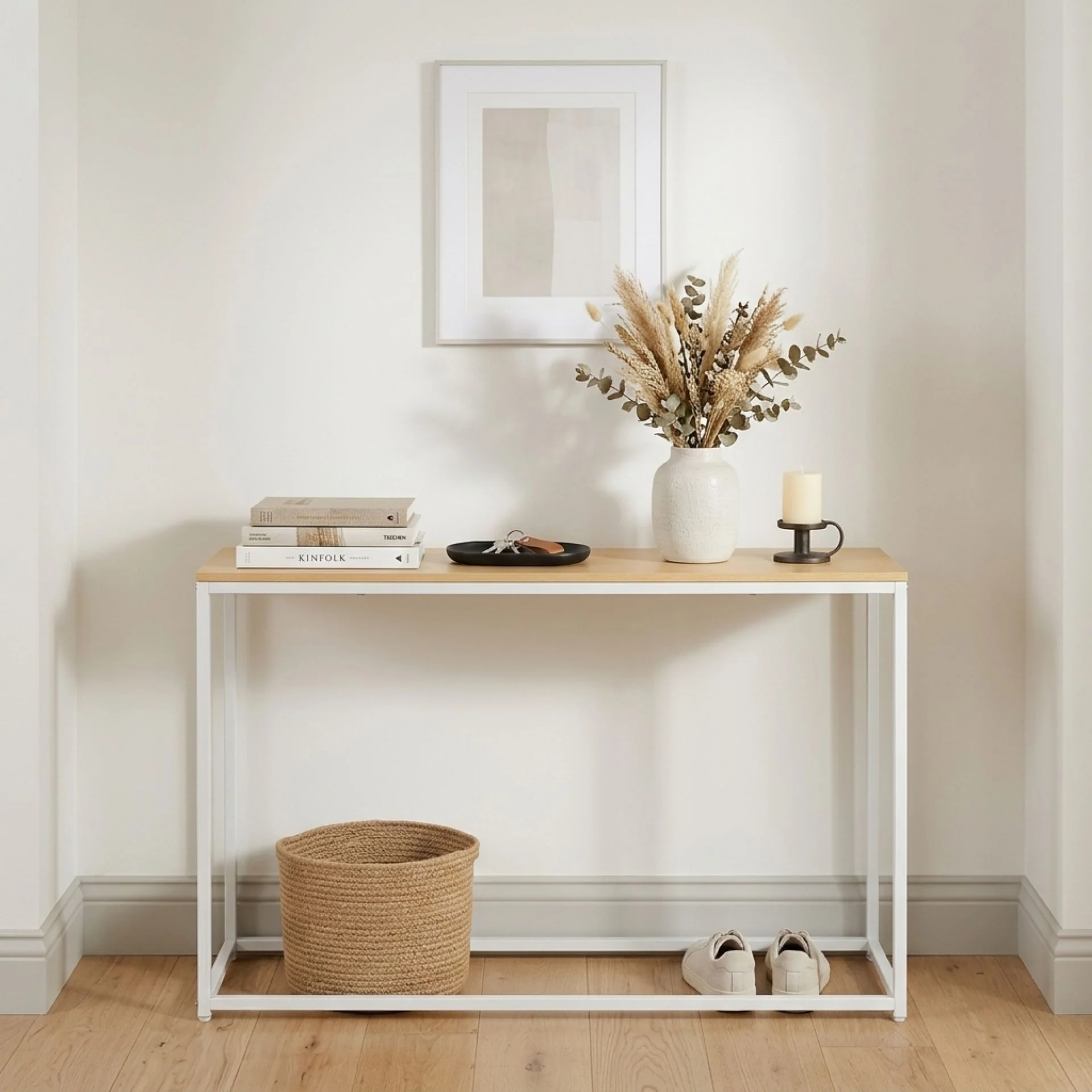 Varel Console Table - Maple - Image 6