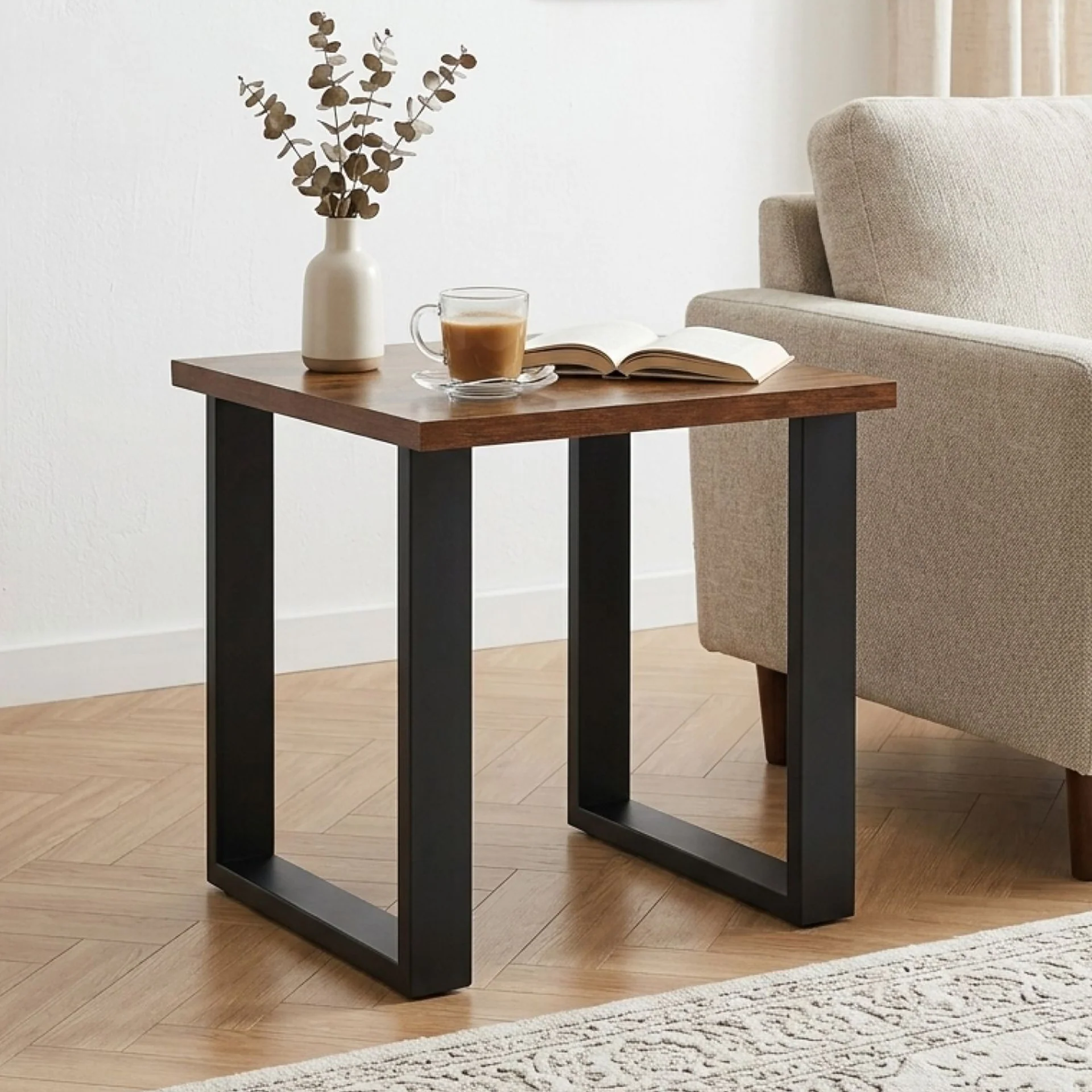 Varex Box Shape Metal Coffee Table Legs 30x40cm - Set of 2 - Image 3