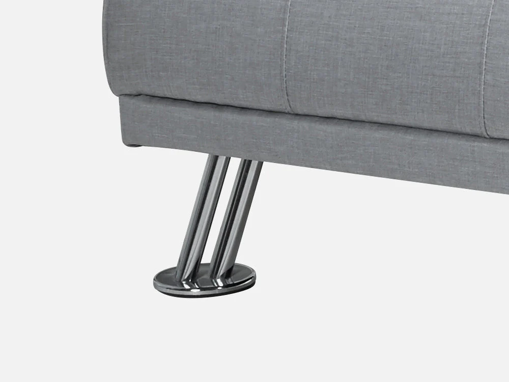VENICE 3 Seater Sofa bed with Cup Holders - GREY - Image 12