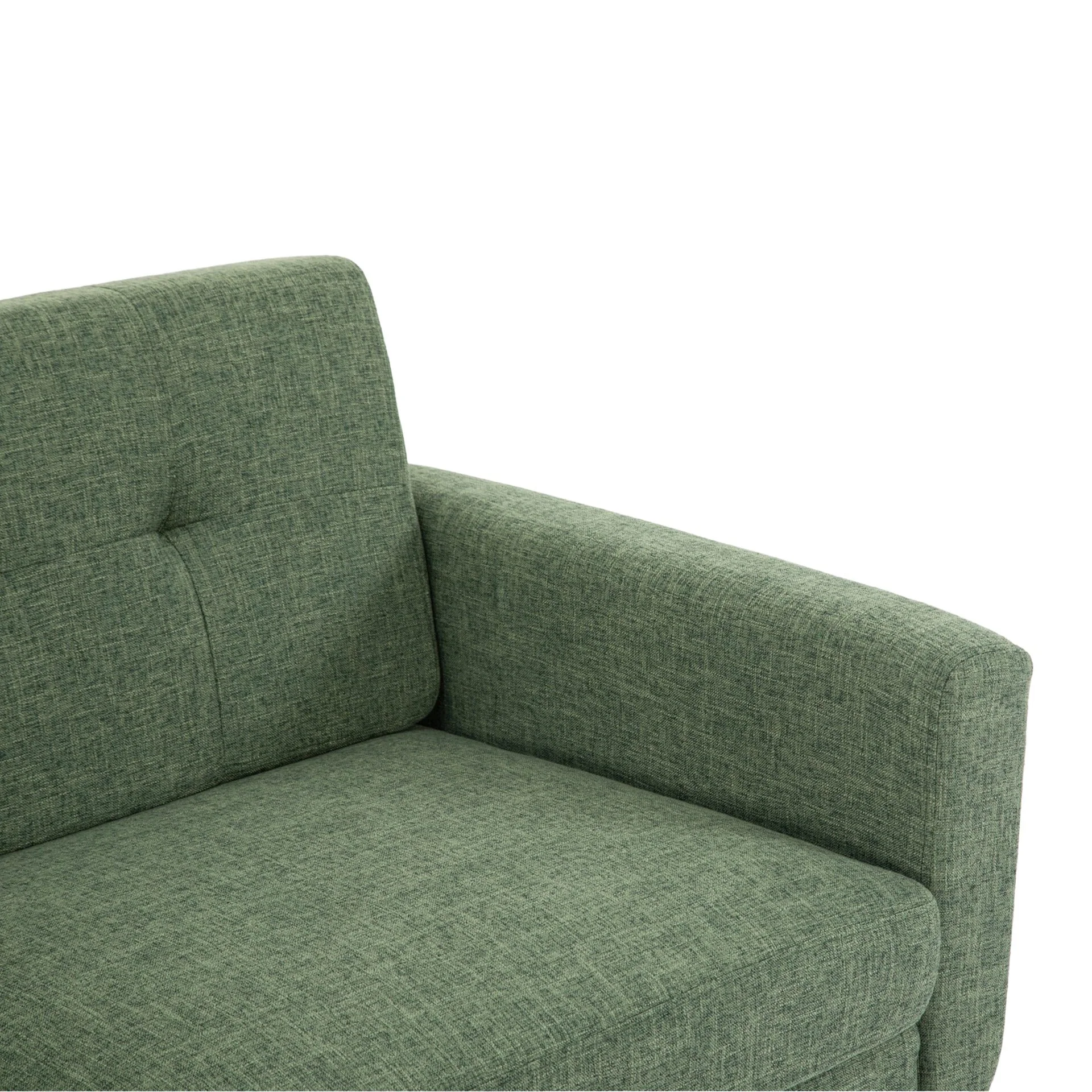 Vibe Linen 2 Seater Sofa - Green - Image 10