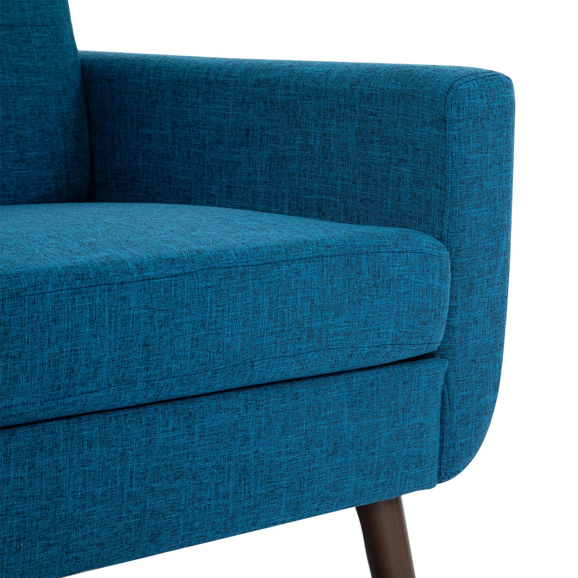 Vibe Linen 3 Seater Sofa - Blue - Image 10