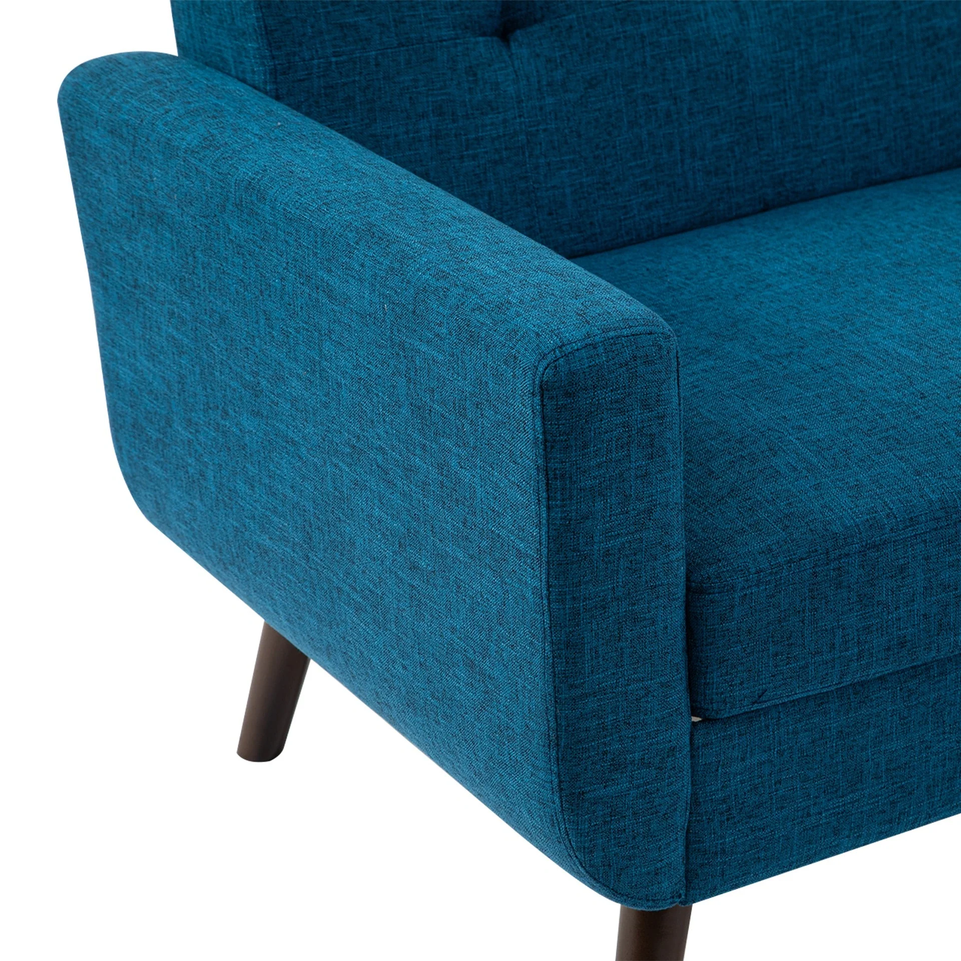 Vibe Linen 3 Seater Sofa - Blue - Image 11