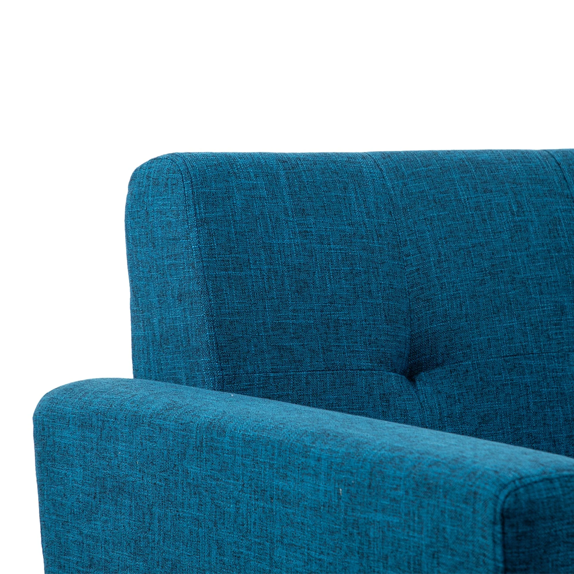 Vibe Linen 3 Seater Sofa - Blue - Image 12