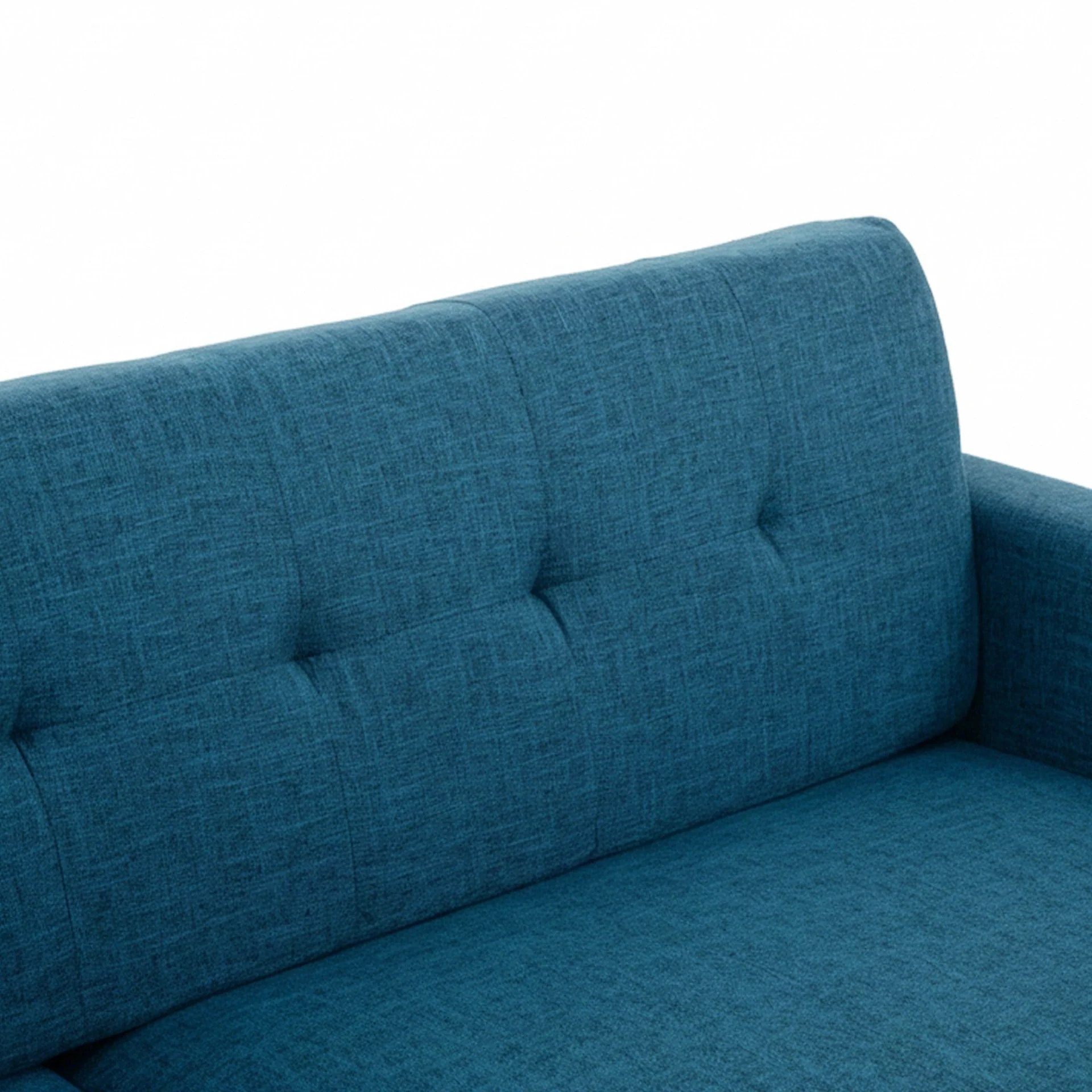 Vibe Linen 3 Seater Sofa - Blue - Image 14