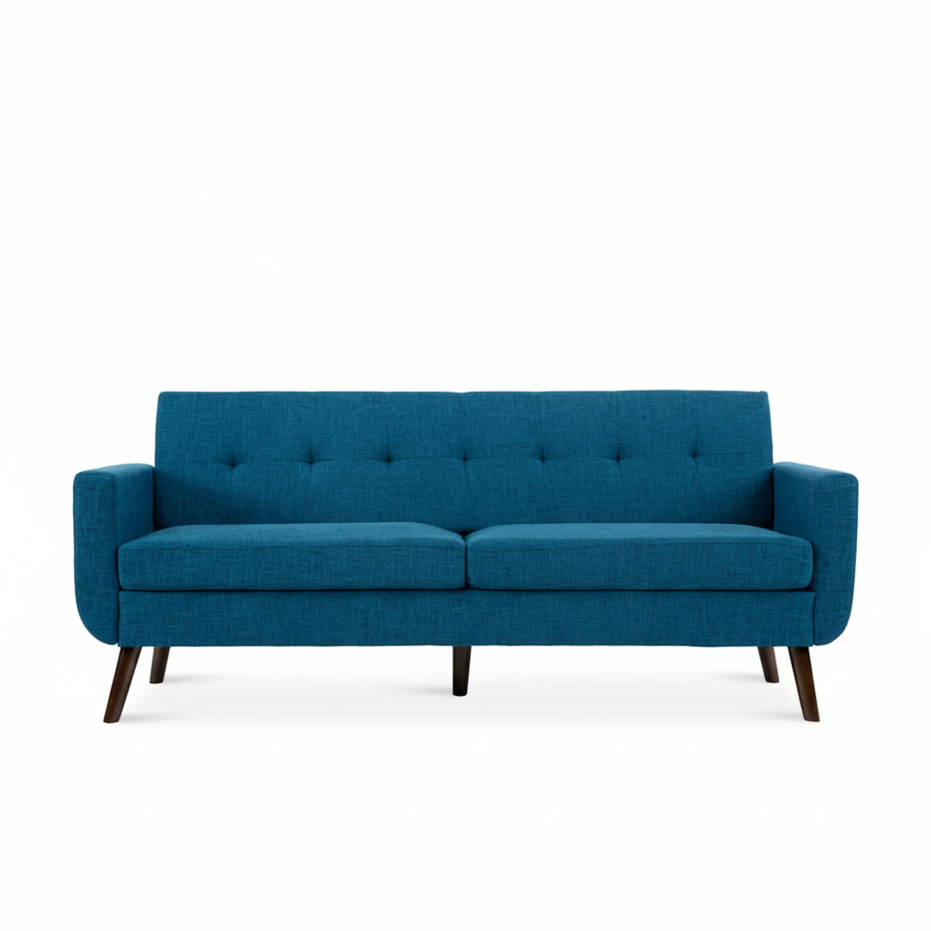 Vibe Linen 3 Seater Sofa - Blue - Image 8