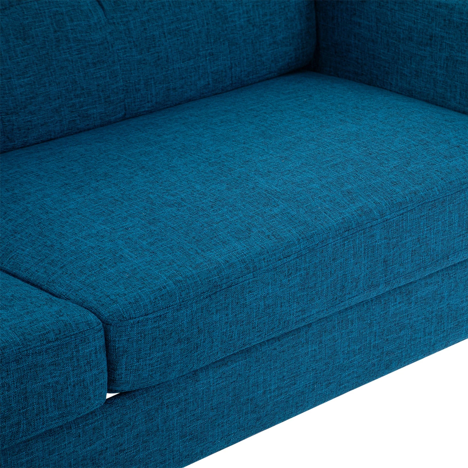 Vibe Linen 3 Seater Sofa - Blue - Image 9