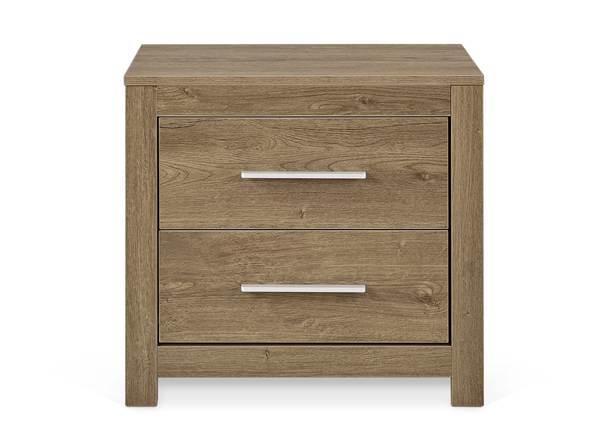 Vicente Wooden Bedside Table - Oak - Image 3