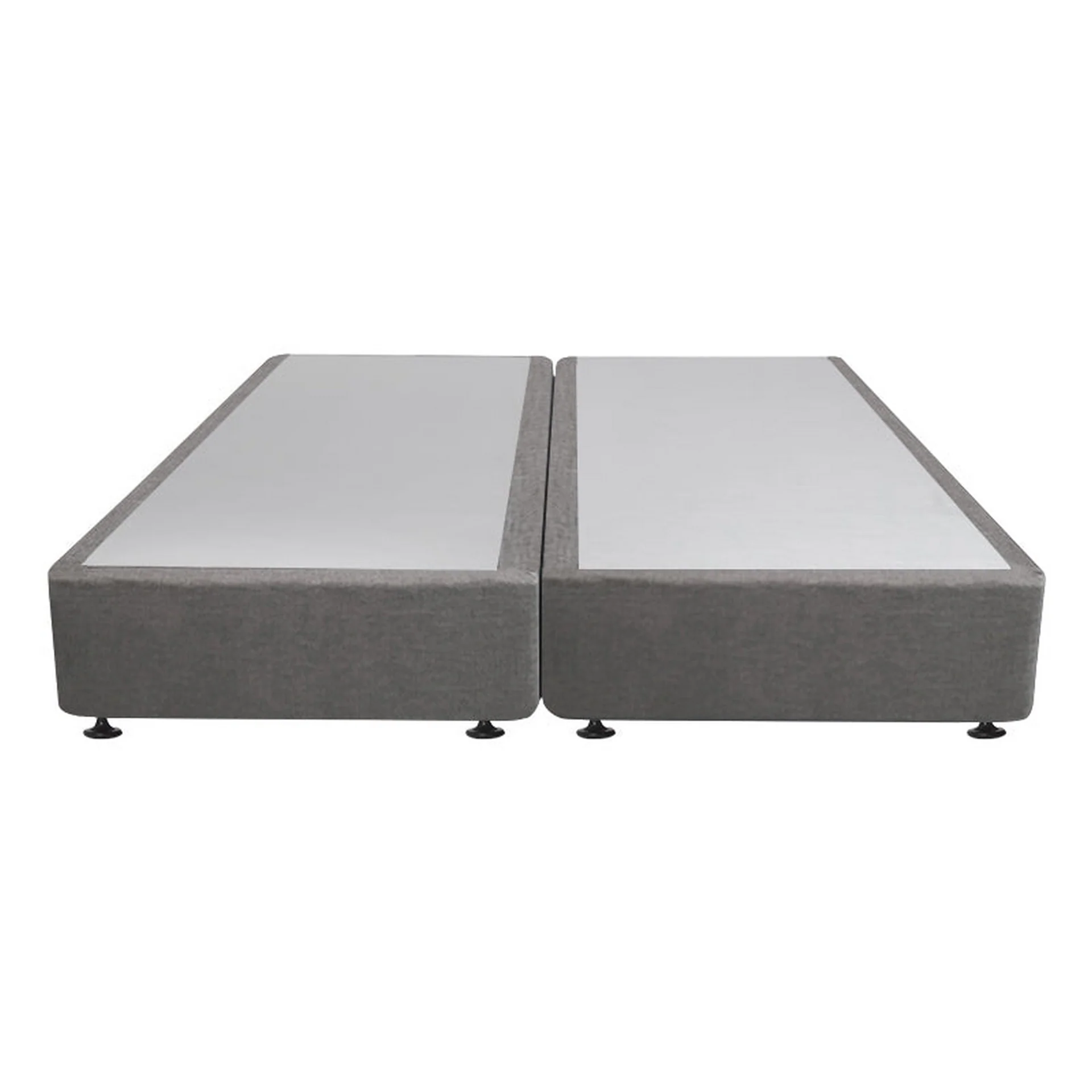 Vinson Fabric California King Split Bed Base - Grey - Image 5