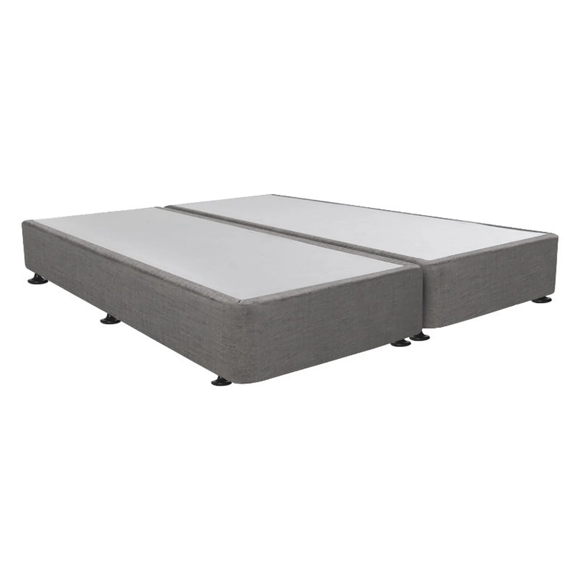 Vinson Fabric California King Split Bed Base - Grey - Image 6