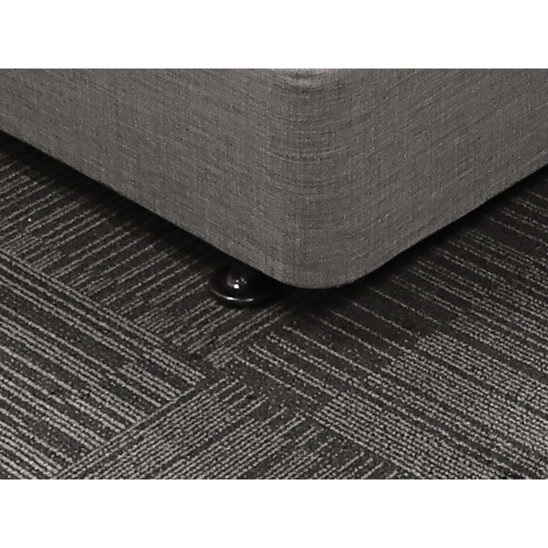 Vinson Fabric King Split Bed Base - Slate - Image 3