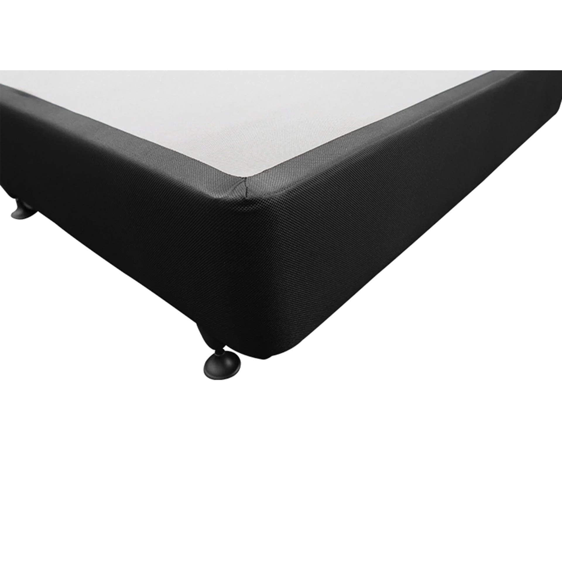 Vinson Fabric Queen Bed Base - Black - Image 11