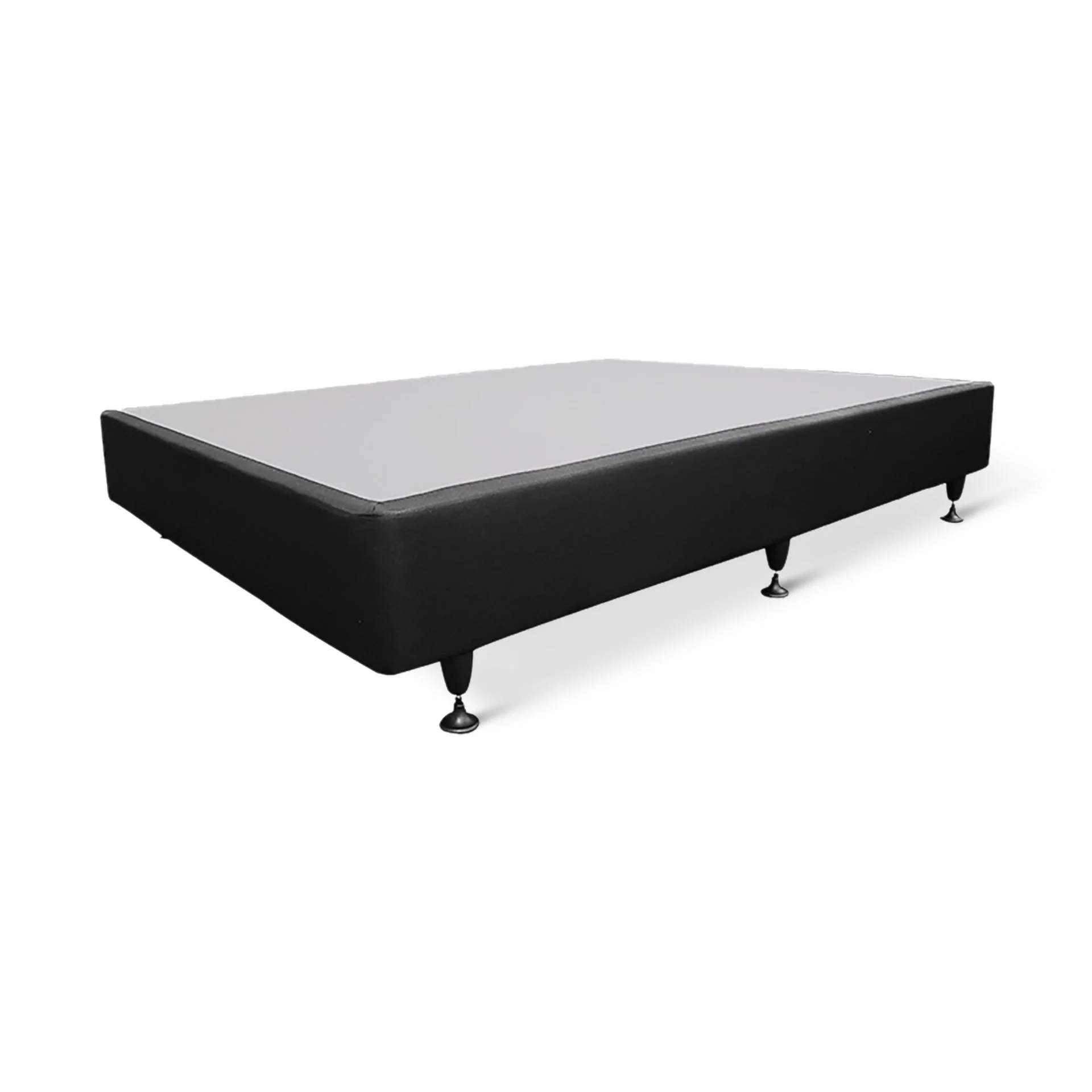 Vinson Fabric Queen Bed Base - Black - Image 9