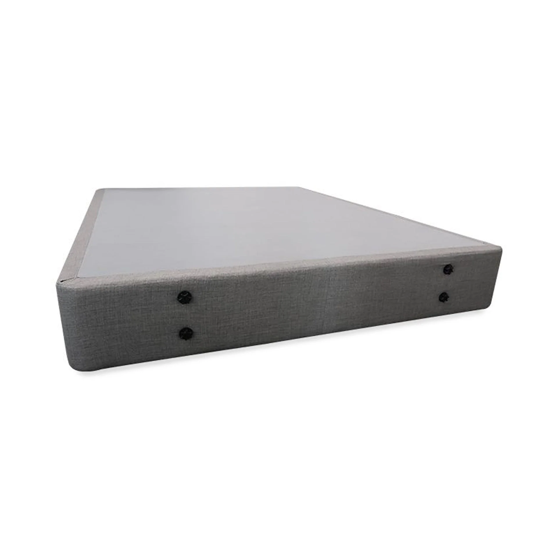 Vinson Fabric Queen Bed Base - Grey - Image 10