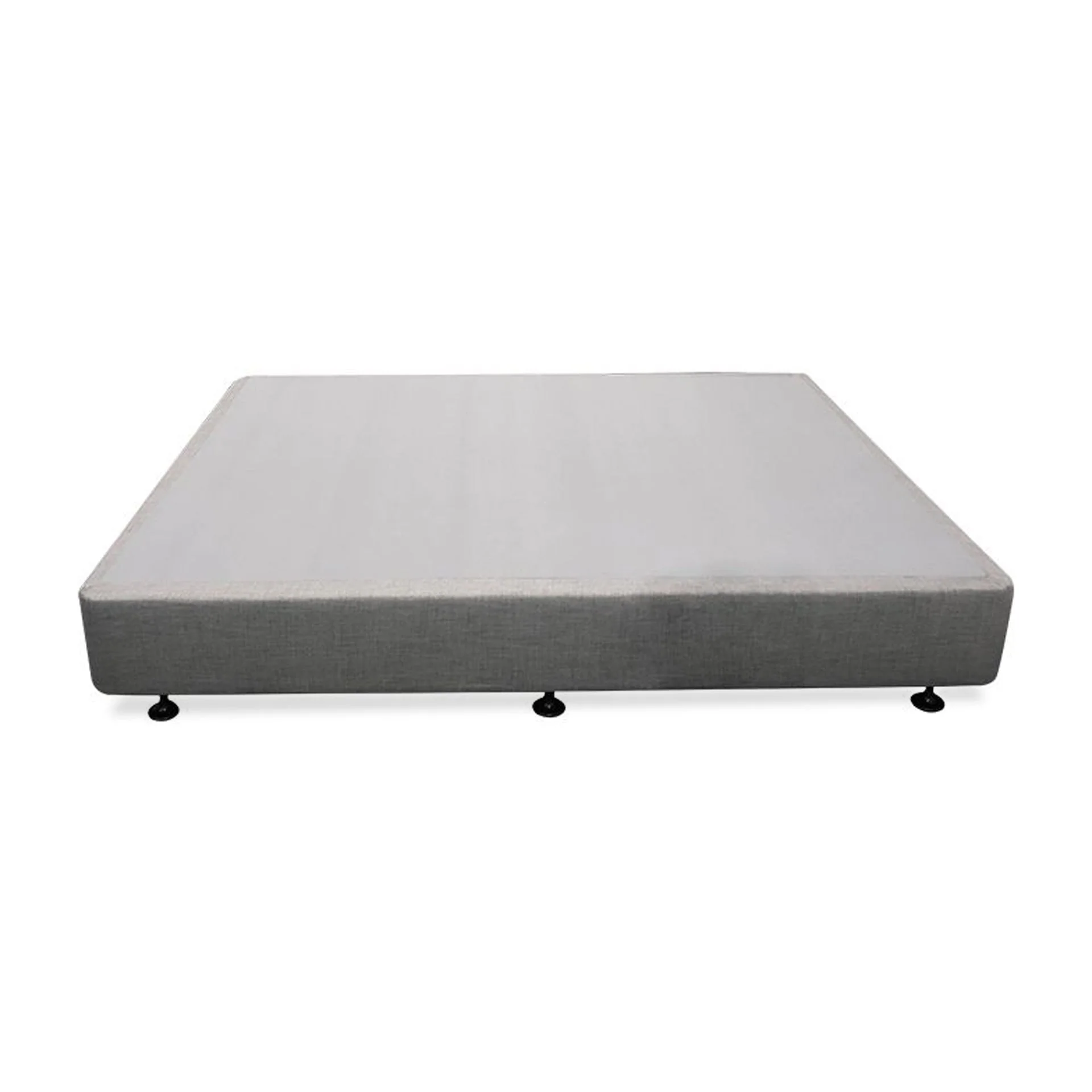 Vinson Fabric Queen Bed Base - Grey - Image 8