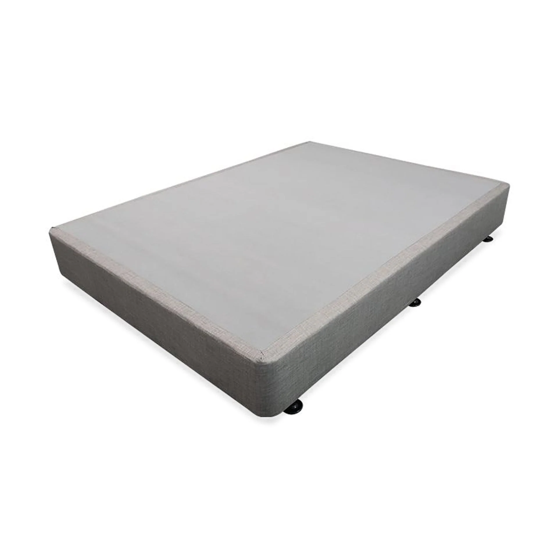 Vinson Fabric Queen Bed Base - Grey - Image 9