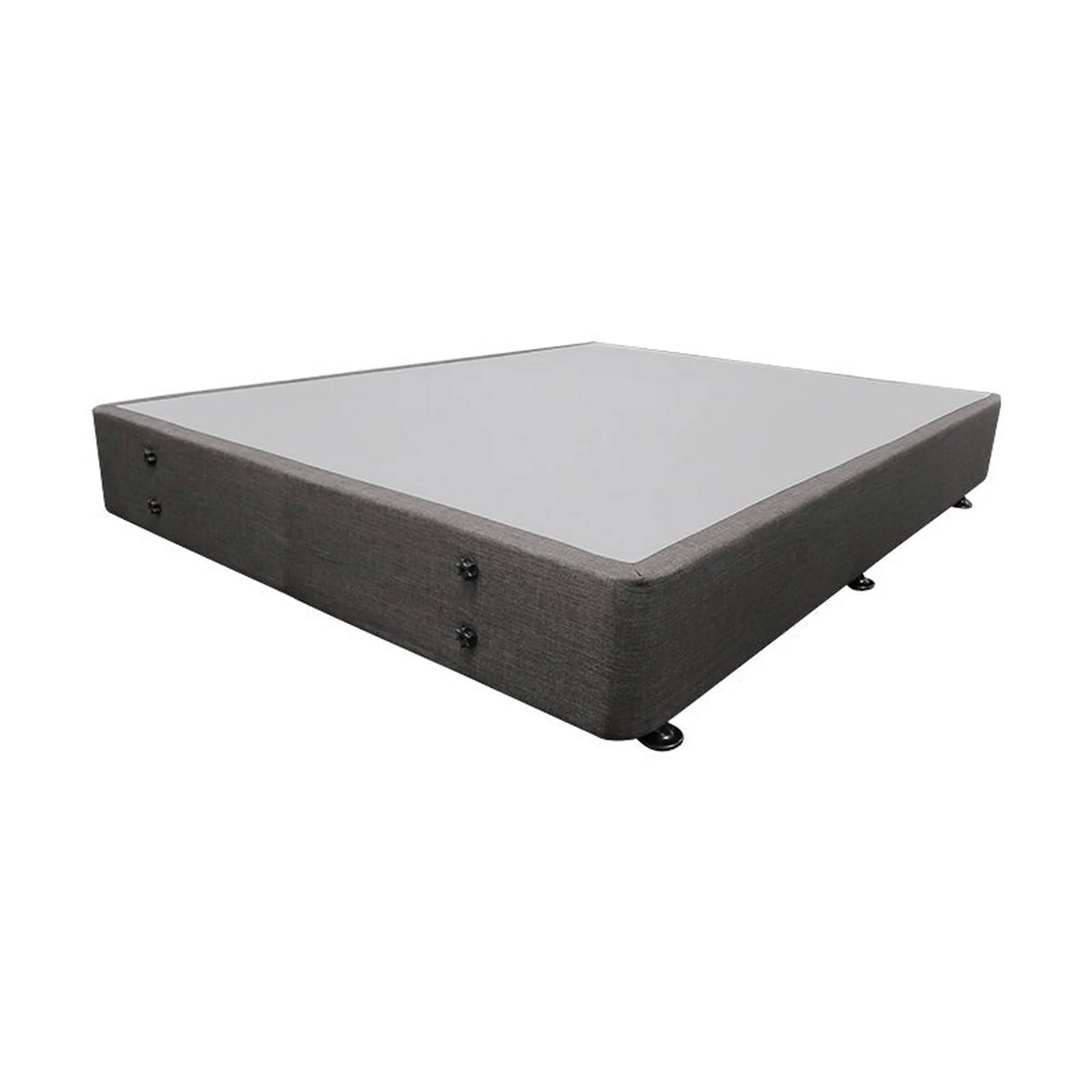 Vinson Fabric Queen Bed Base - Slate - Image 5