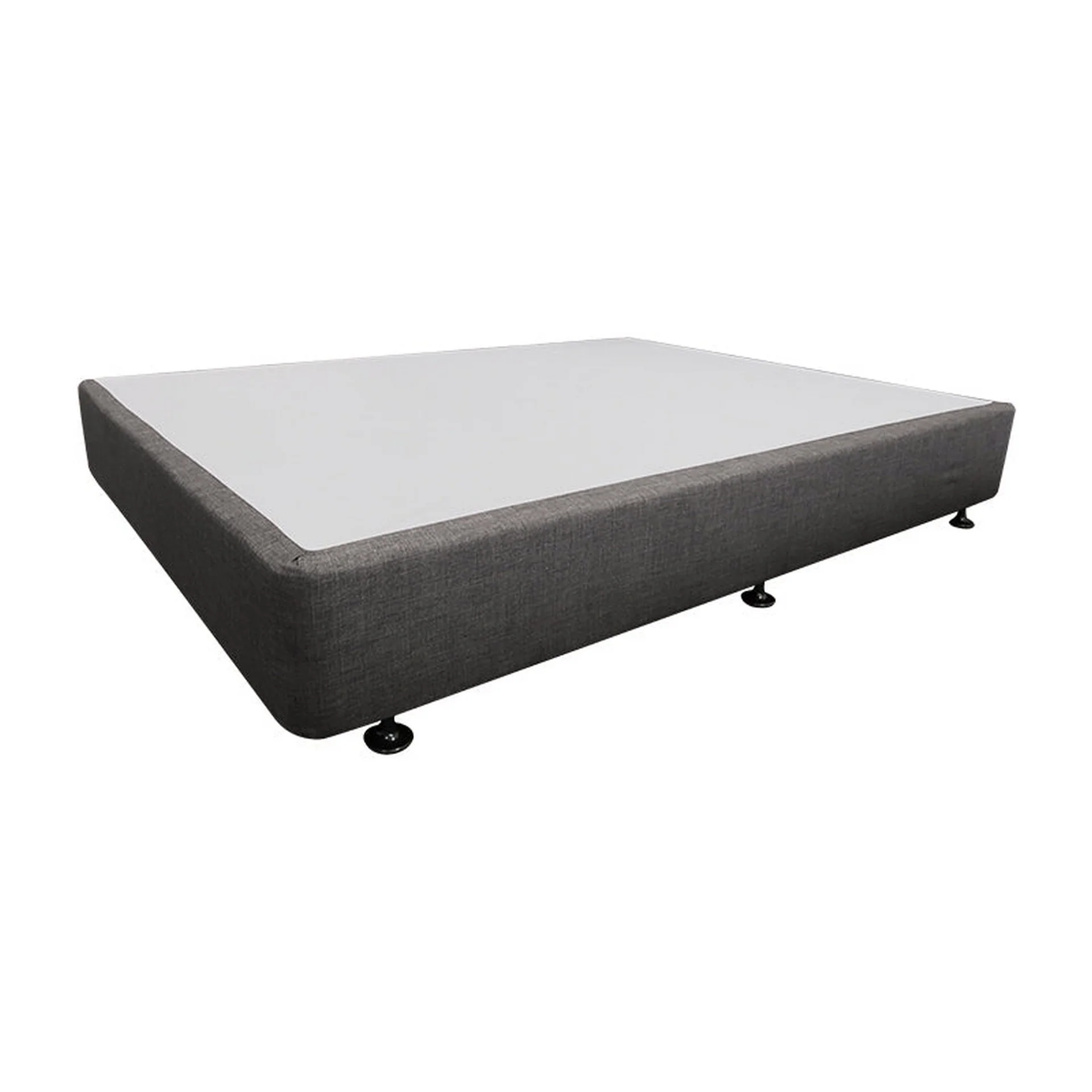 Vinson Fabric Queen Bed Base - Slate - Image 8