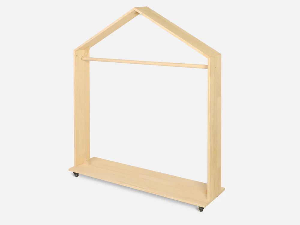 VOLTA Kids House Clothing Rack - Oak - Image 7