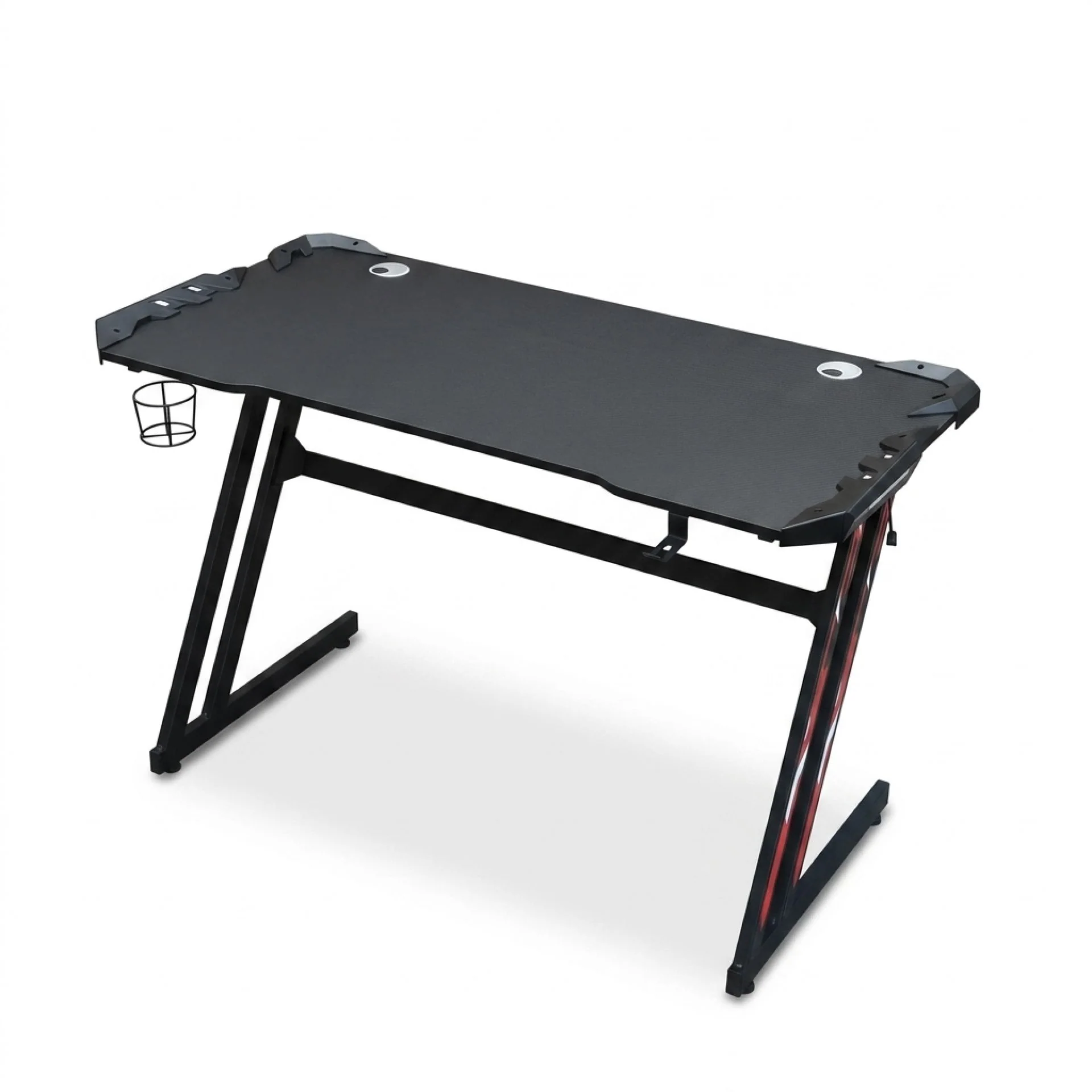 Vortex 120cm Gaming Desk - Carbon Black - Image 6