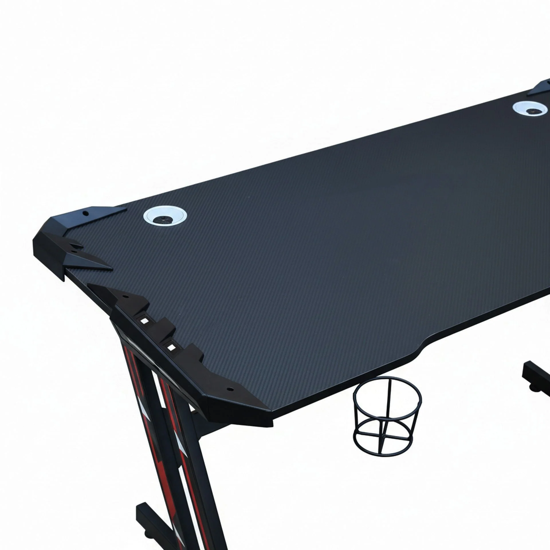 Vortex 120cm Gaming Desk - Carbon Black - Image 7