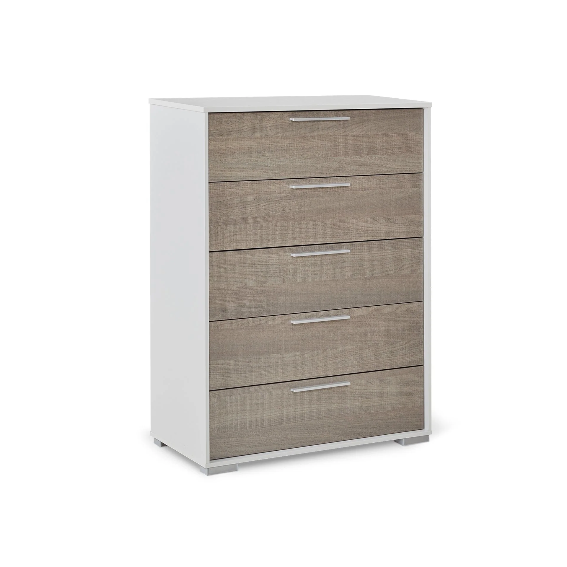 Waipoua 5 Drawer Tallboy - Grey Oak - Image 8