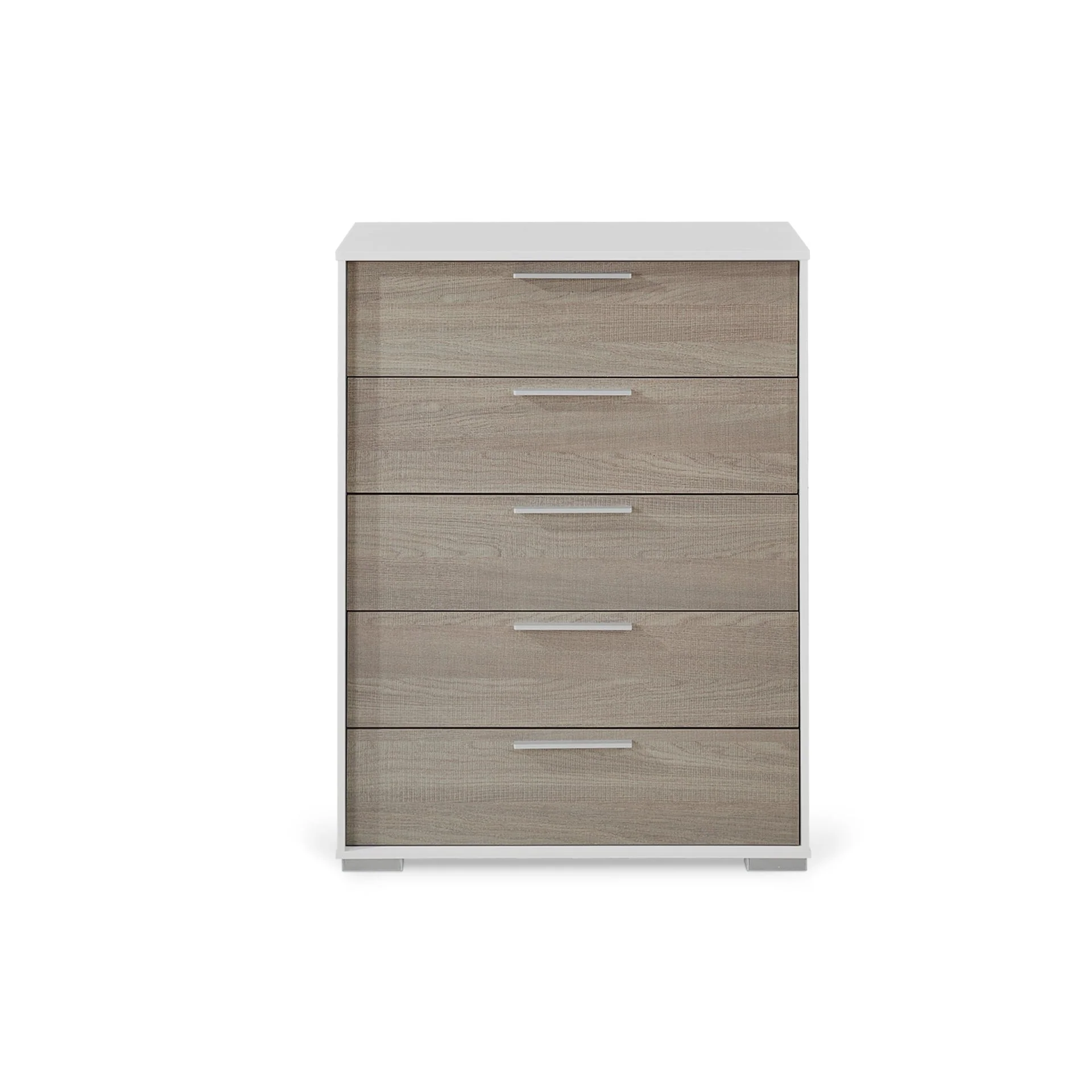 Waipoua 5 Drawer Tallboy - Grey Oak - Image 9