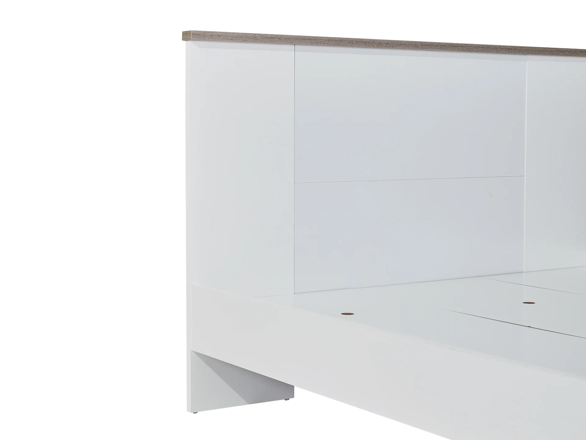 WAIPOUA Queen Wooden Bed Frame - GREY Oak - Image 11