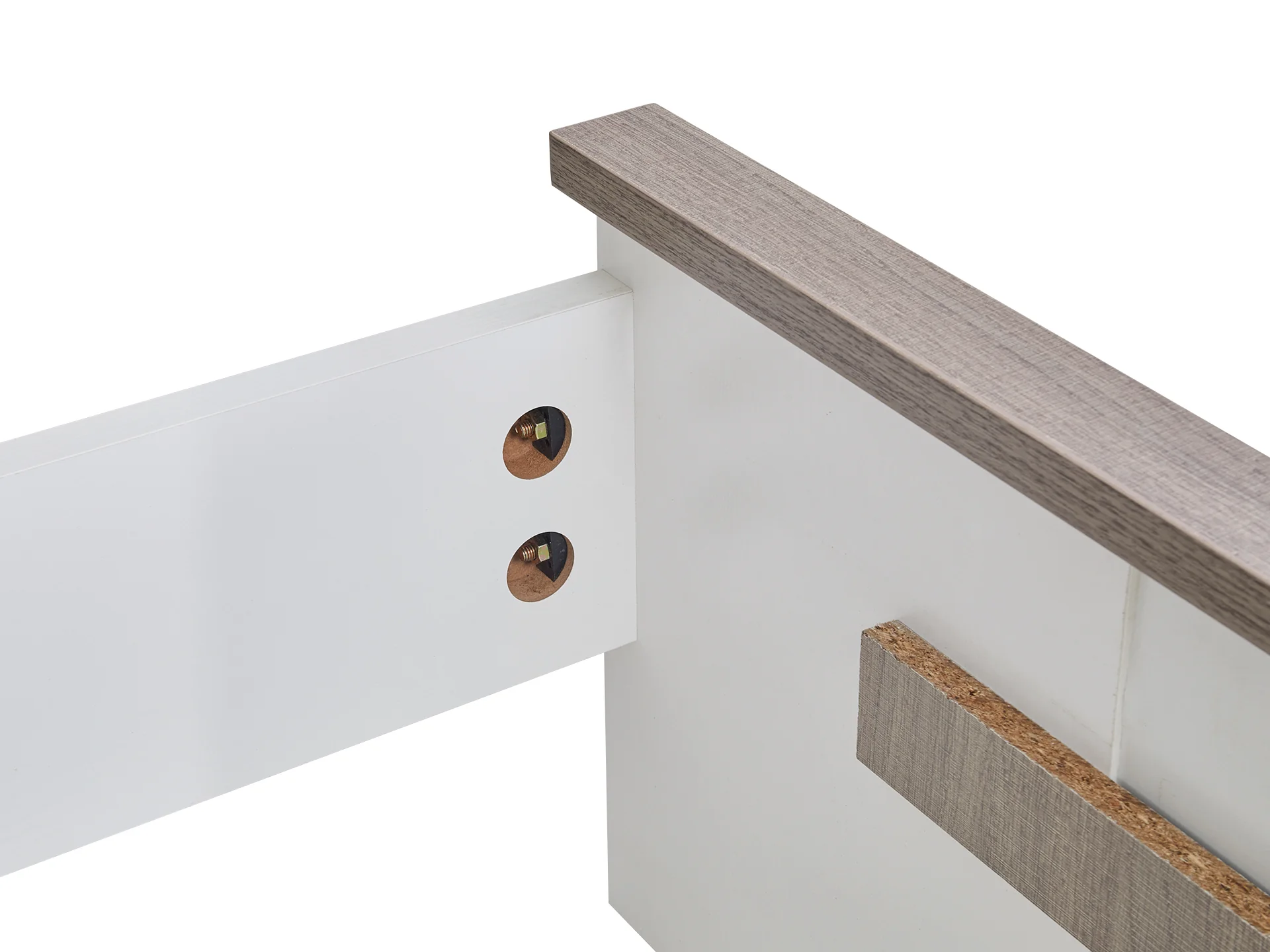 WAIPOUA Queen Wooden Bed Frame - GREY Oak - Image 6