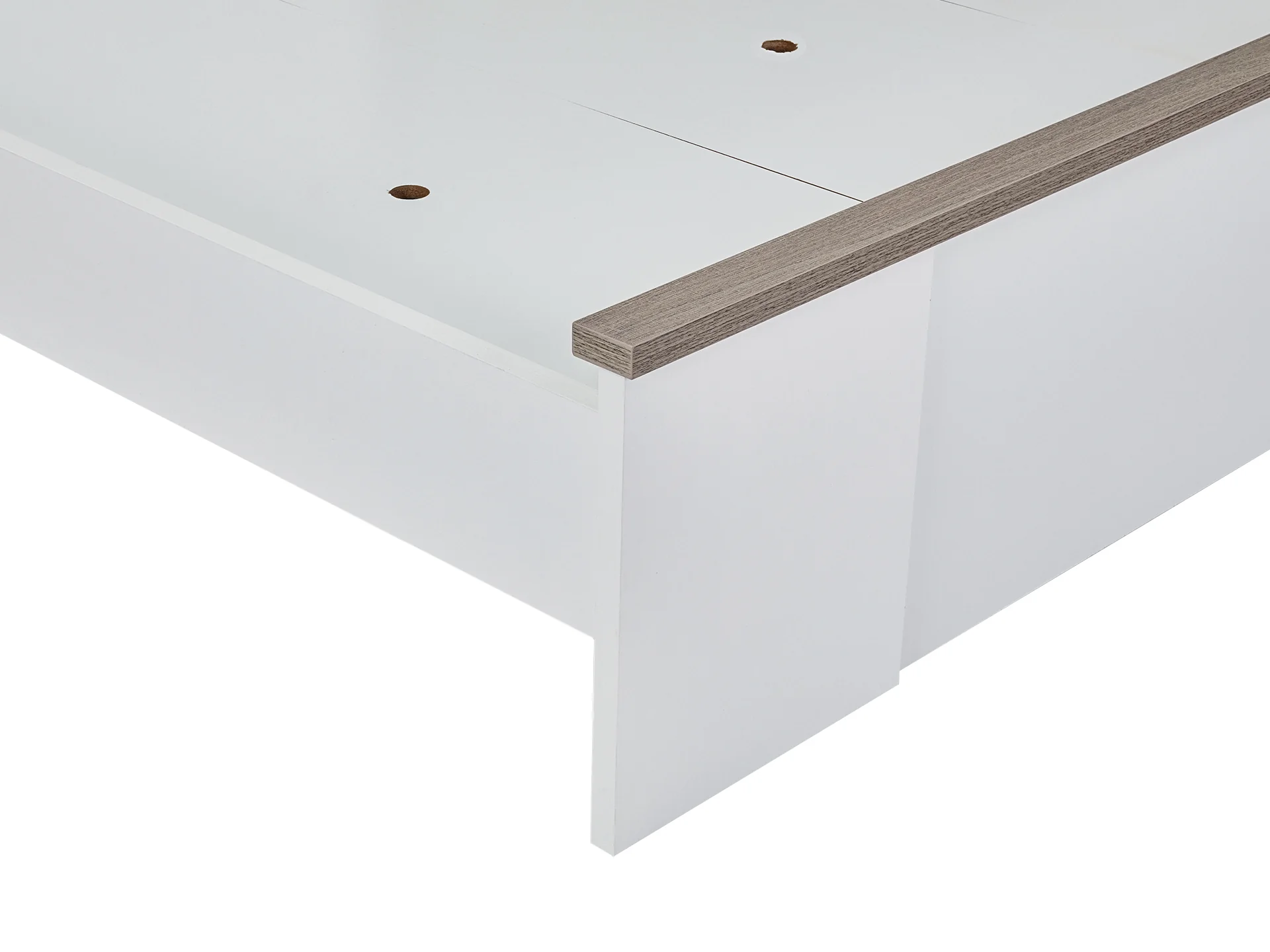 WAIPOUA Queen Wooden Bed Frame - GREY Oak - Image 9