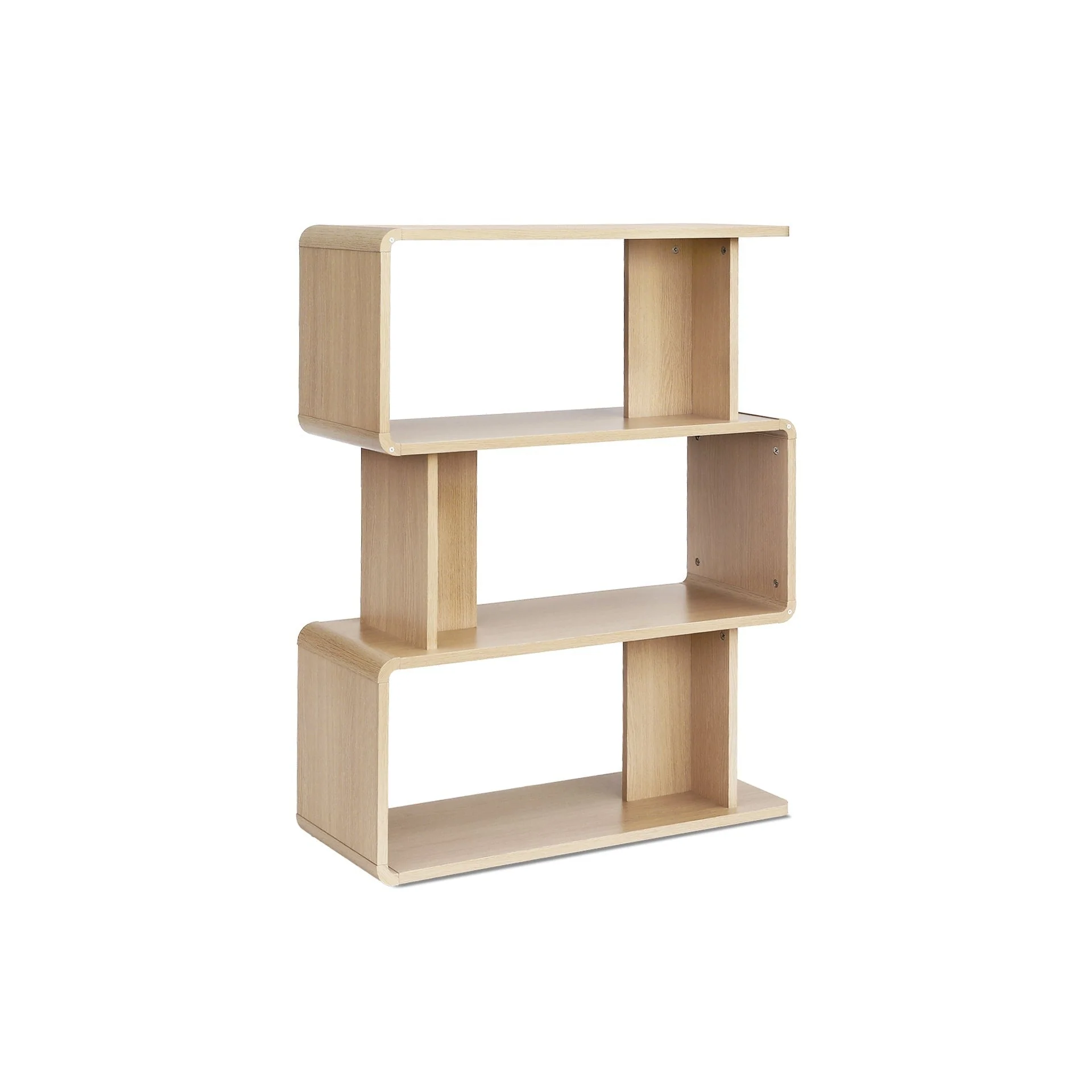 Waitoa 3 Tier Storage Shelf - Oak - Image 4