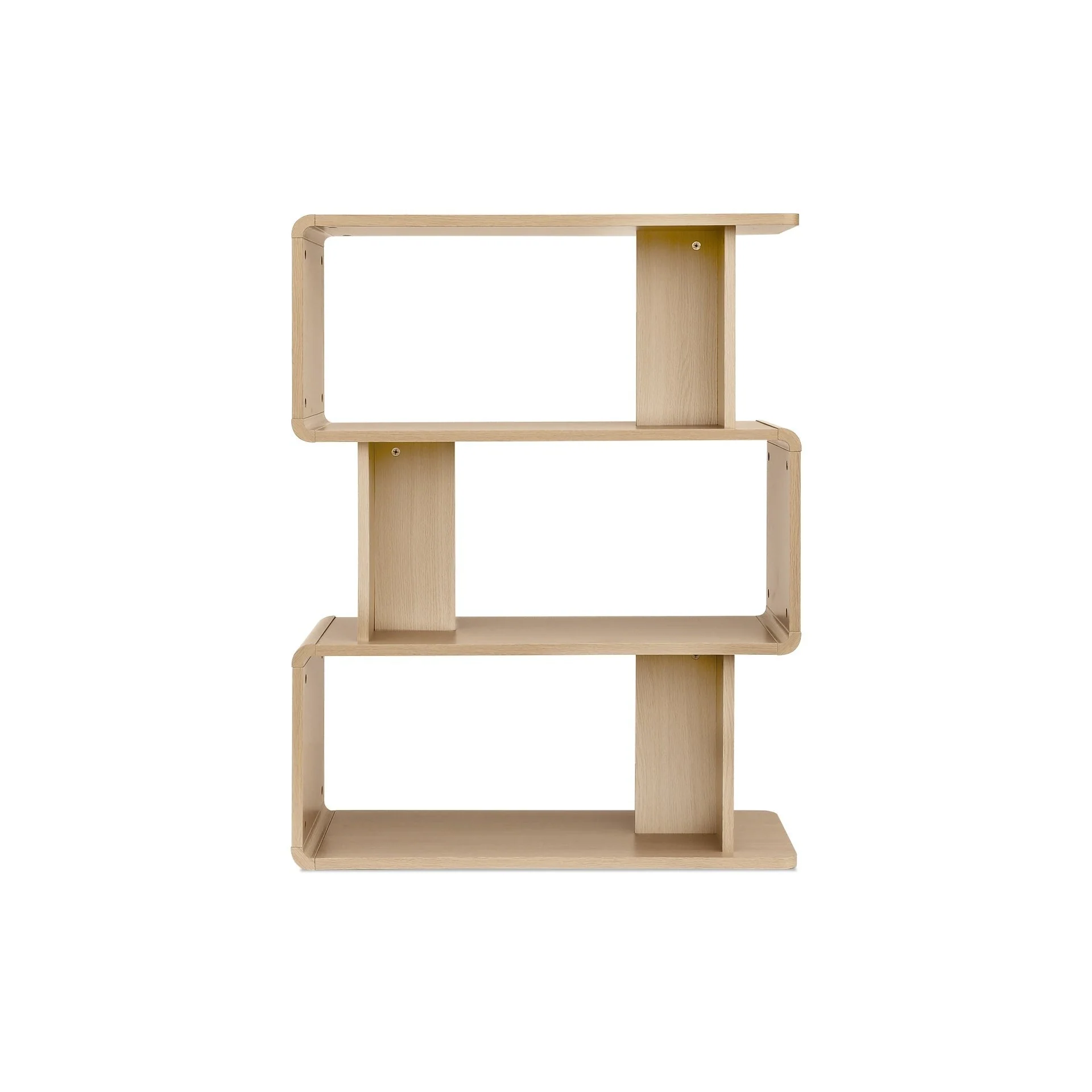 Waitoa 3 Tier Storage Shelf - Oak - Image 5